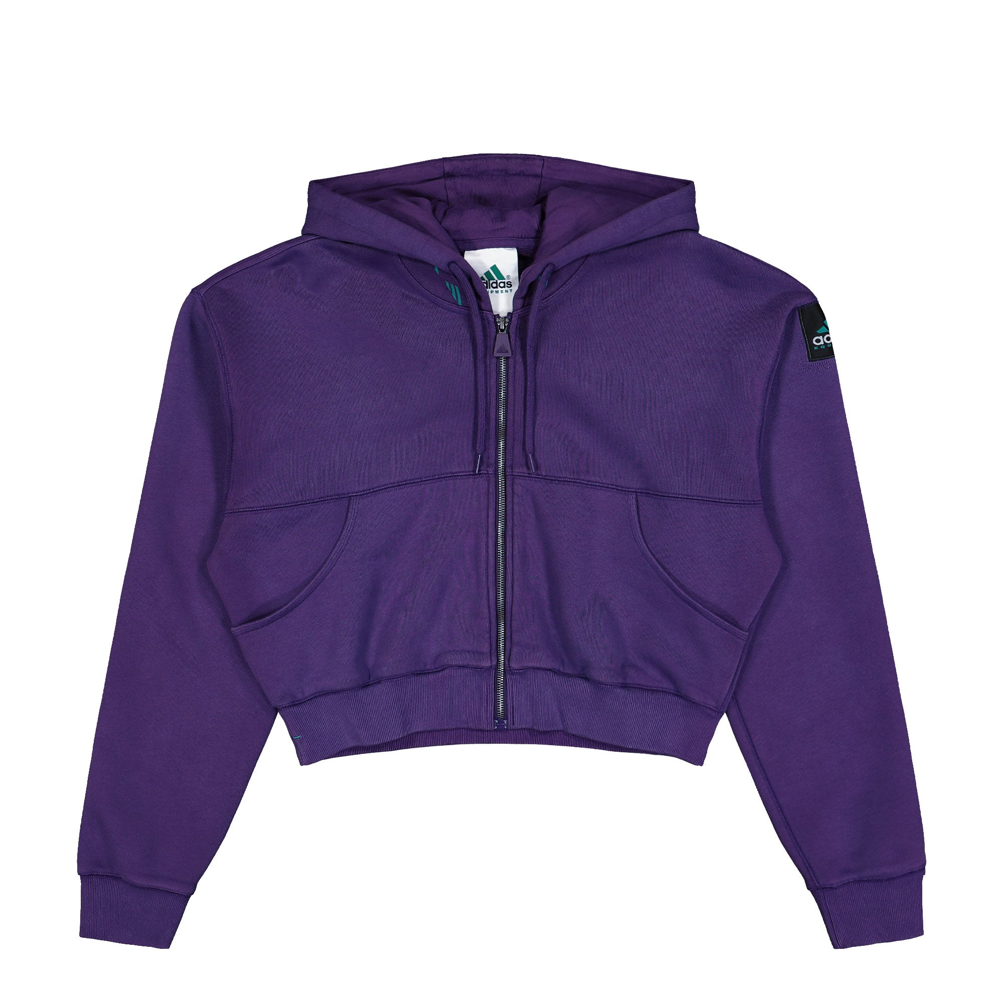 adidas Equipment Cropped Hoodie Violet Hoodies JX1598 | Overkill