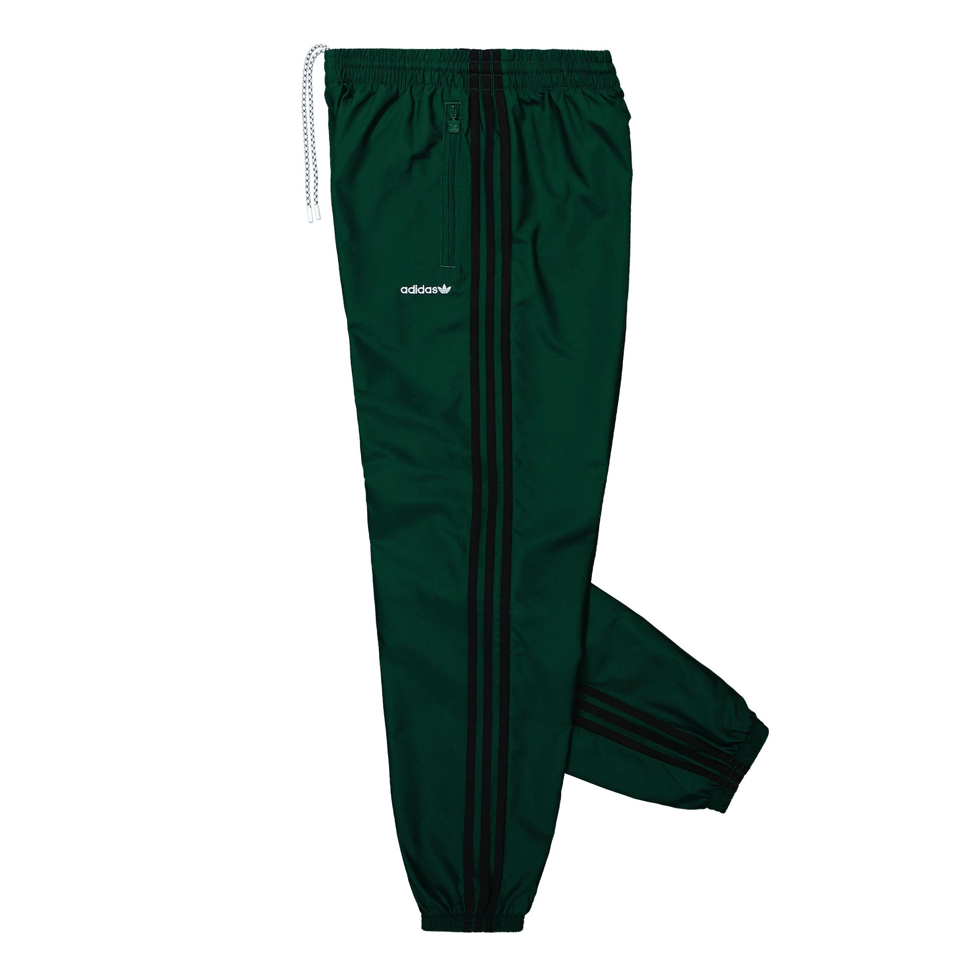 adidas Brushed Woven Track Pant Collegiate Green Sweat & Track Pants Close-up | Overkill