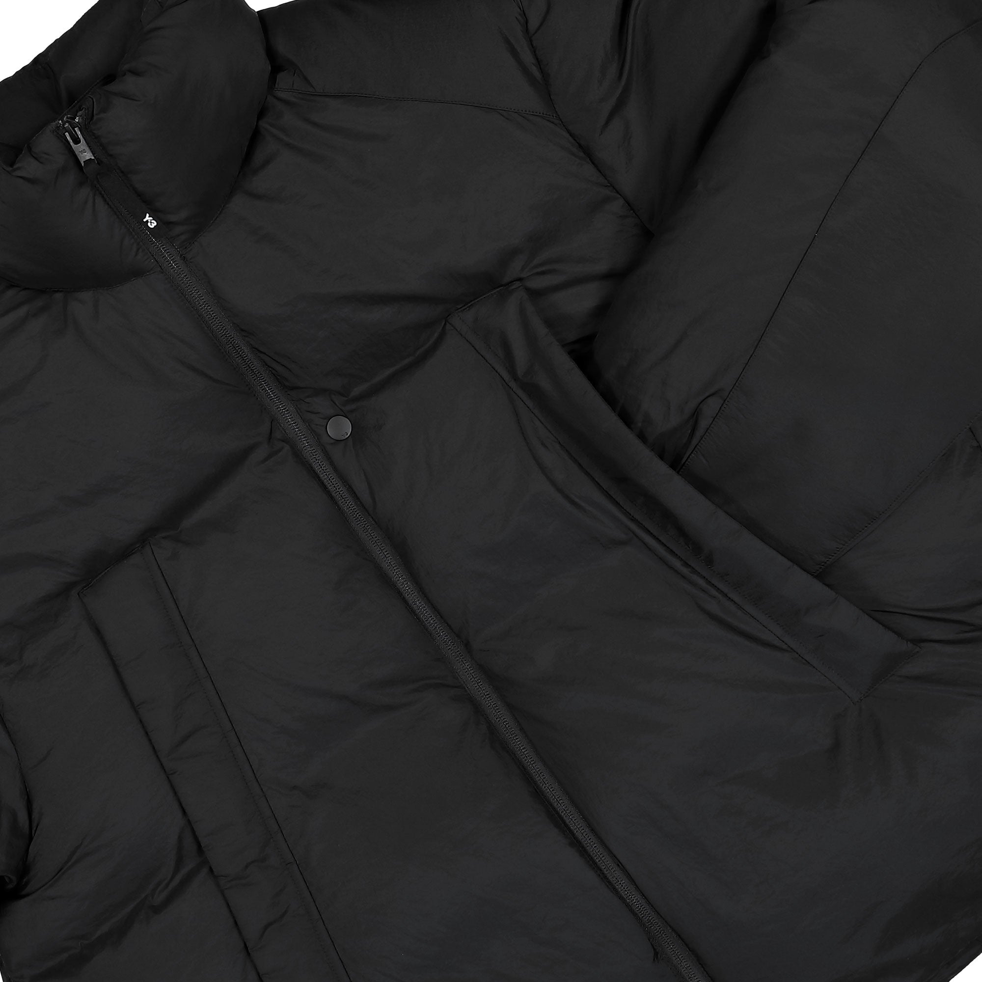 Y-3 M Puffer Jacket Black Puffer Jacket JX7282 Detail View 1 | Overkill