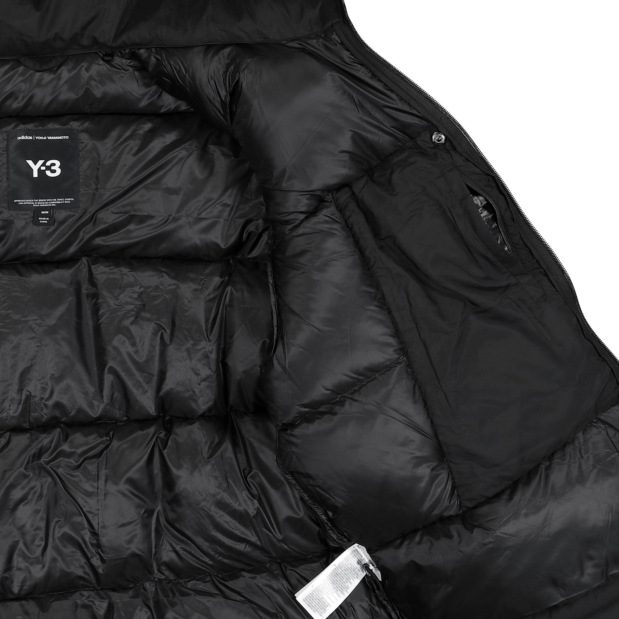 Y-3 M Puffer Jacket Black Puffer Jacket JX7282 Detail View 3 | Overkill