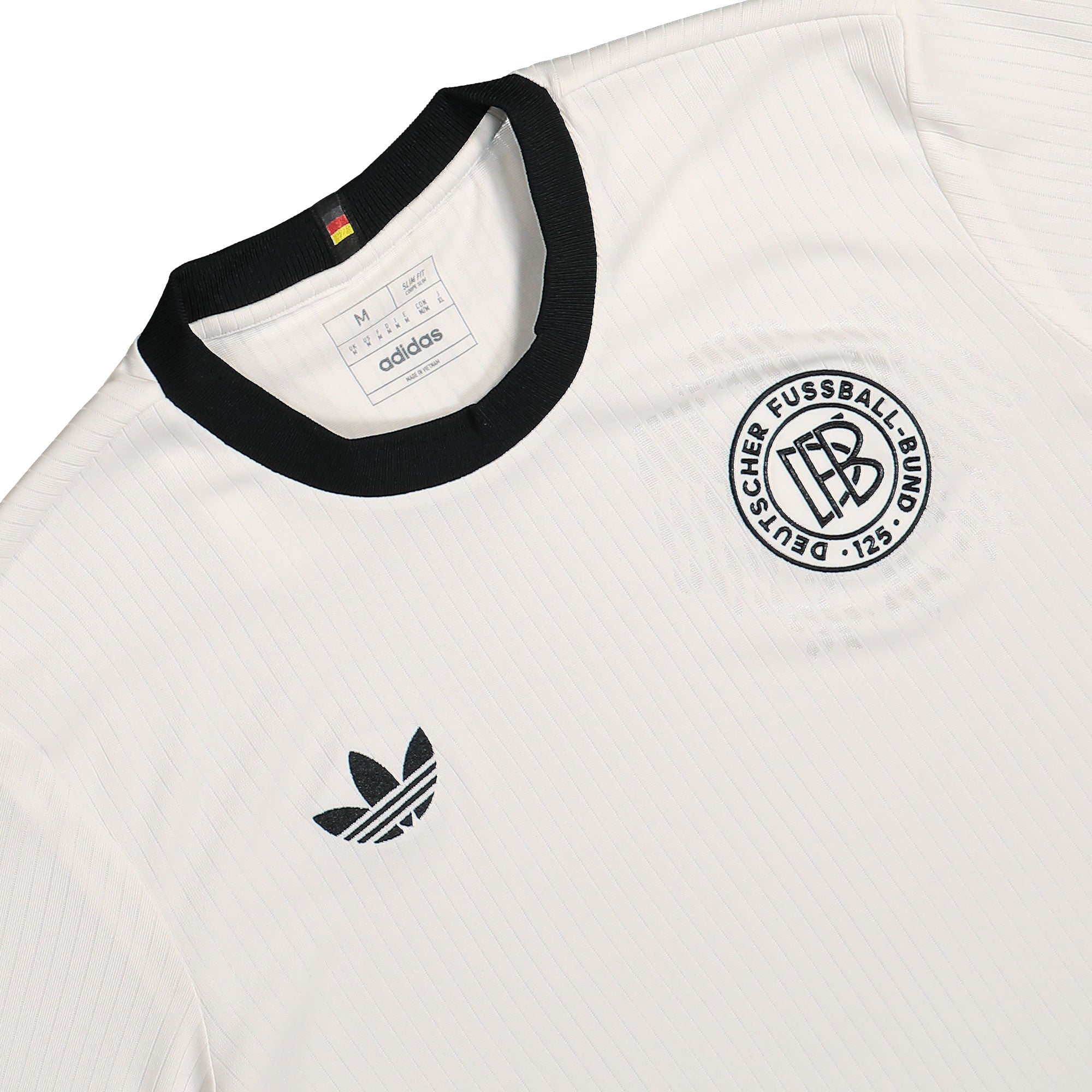 adidas DFB 125 Jersey Longsleeve White / Cloud White / Black Longsleeves Detail view 1 | Overkill
