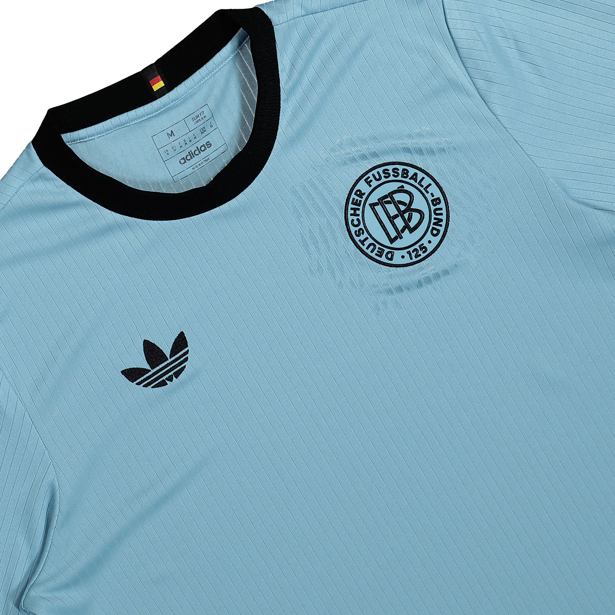 adidas DFB 125 Jersey Longsleeve Cloud Blue / Black Longsleeves Detail view 1 | Overkill