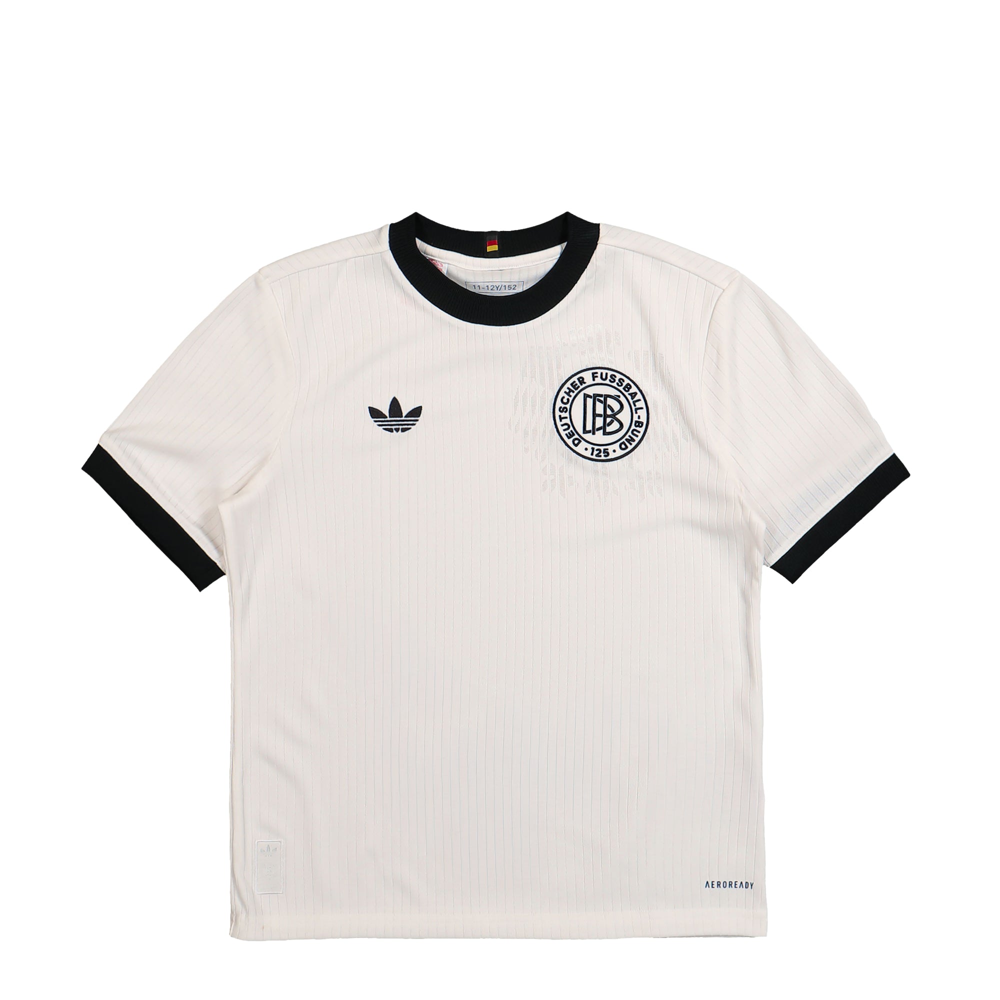 adidas DFB 125 Jersey Youth Cloud White / Black T-Shirts JY0246 | Overkill