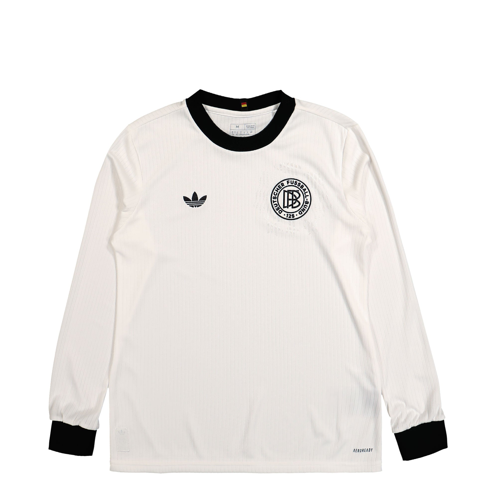 adidas DFB 125 Jersey Longsleeve W Cloud White / Black Longsleeves JY0282 | Overkill