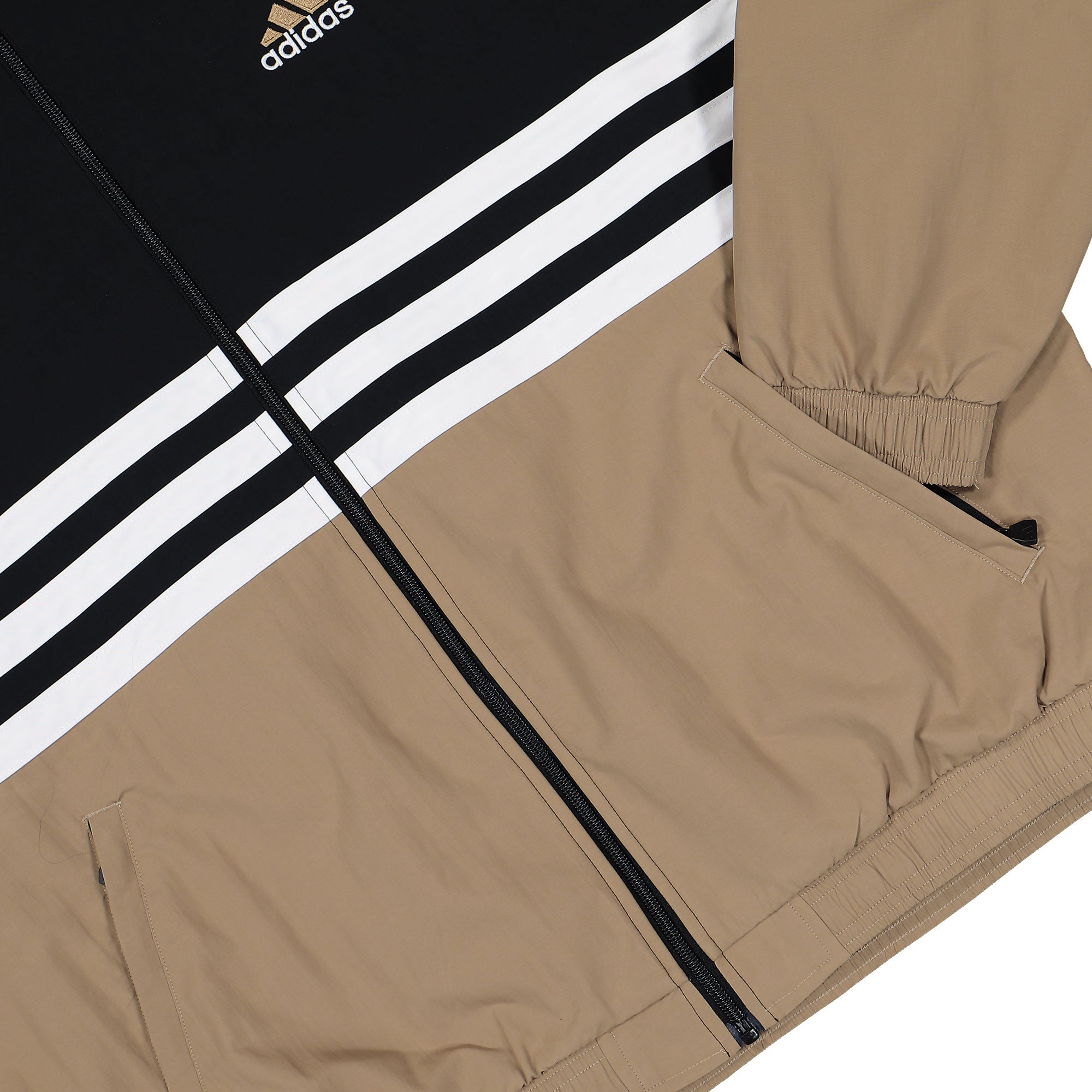 adidas Archive Track Top Black / Cardboard Track Jacket JY2777 Detail View 1 | Overkill