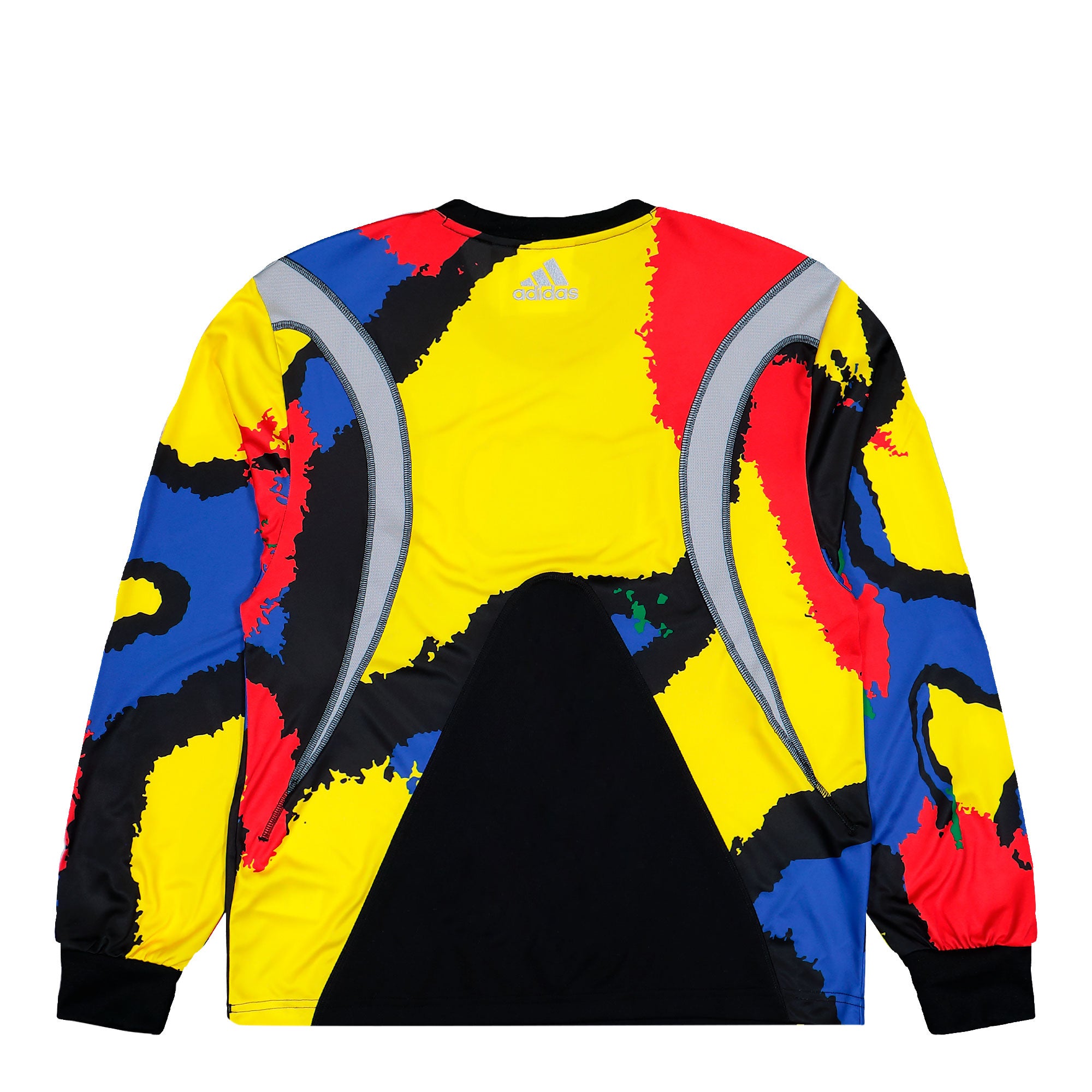 Brain Dead x adidas LS Jersey Black / EQT Yellow Longsleeve JY7958 Close-up | Overkill