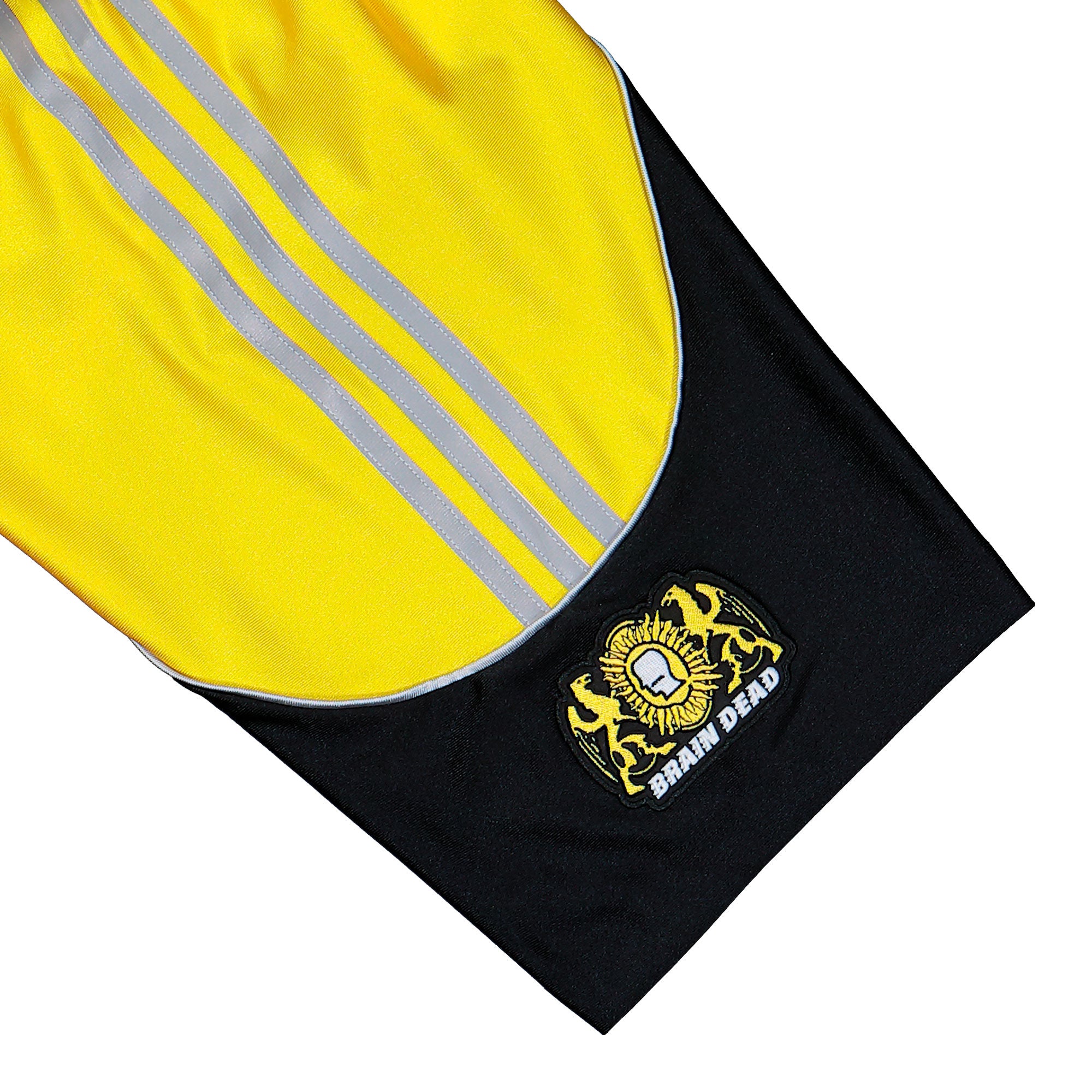 Brain Dead x adidas FB Jersey Silver Metallic T-Shirt JY7960 Detail View 2 | Overkill