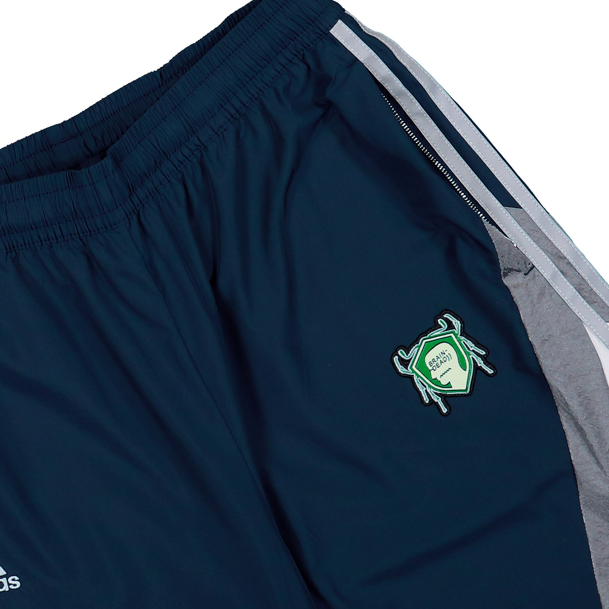 Brain Dead x adidas Track Pant Collegiate Navy Track Pants JY7975 Detail View 2 | Overkill
