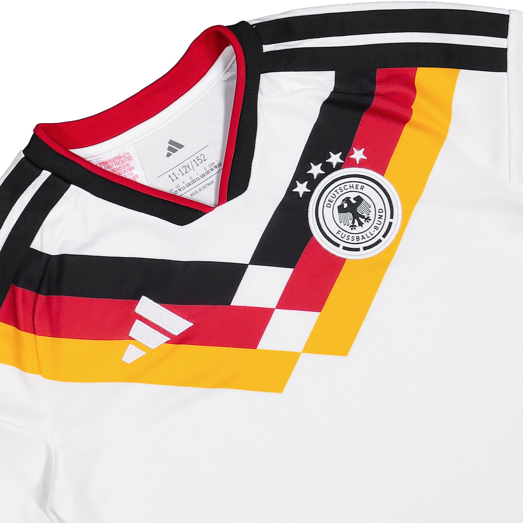 adidas DFB Germany Home Jersey Youth White Trikot JZ4560 Detailfoto | Overkill