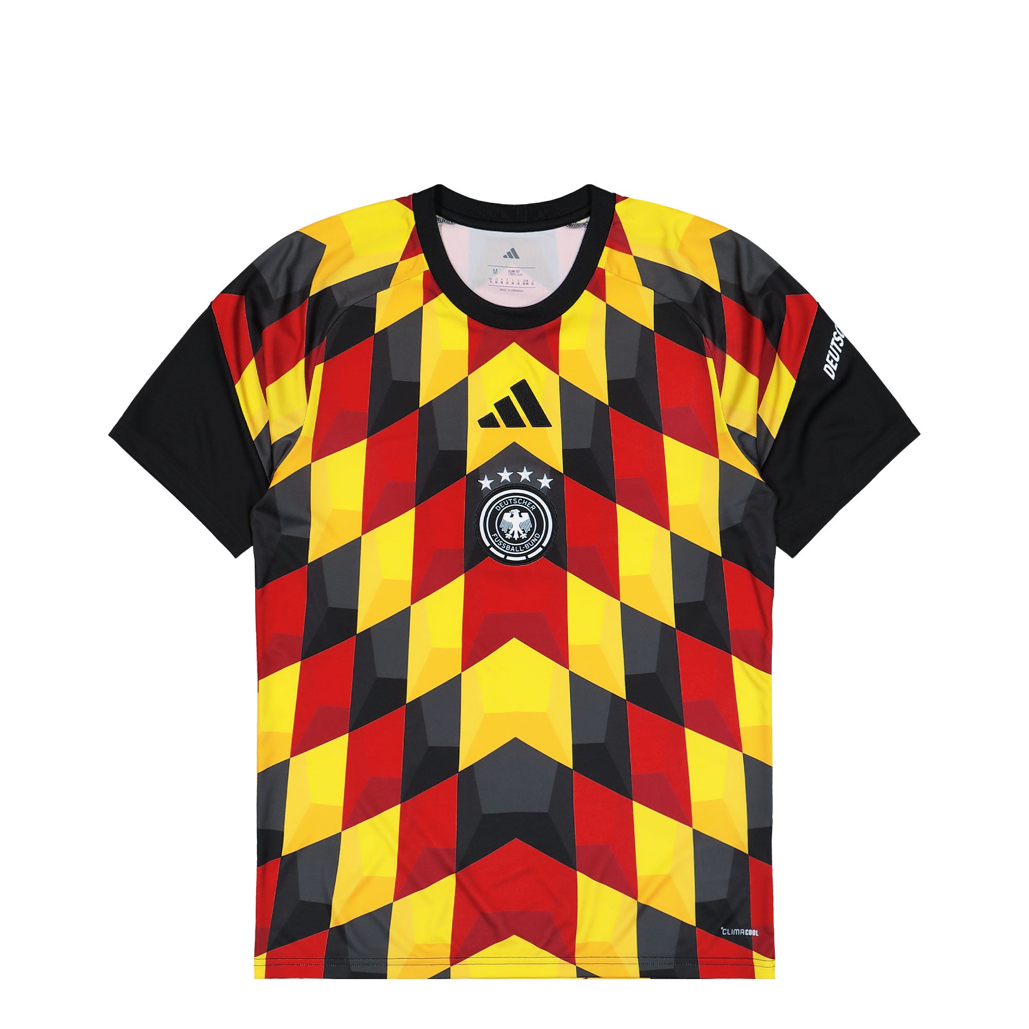 adidas DFB Germany Home Pre Match Jersey 26 Black / Team Yellow T-Shirts JZ4577 | Overkill