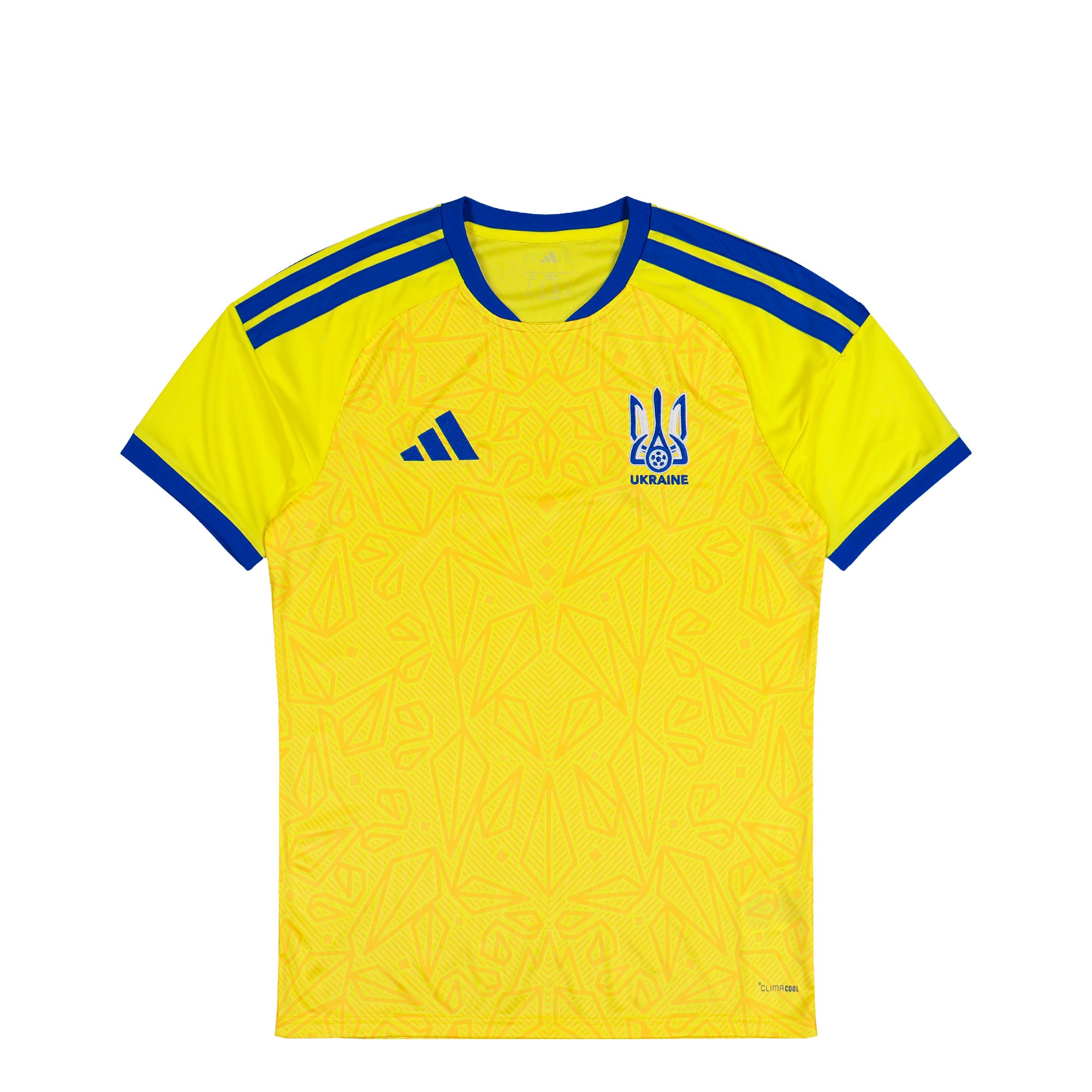 adidas UAF Ukraine Home Jersey Bright Yellow T-Shirts JZ4622 | Overkill