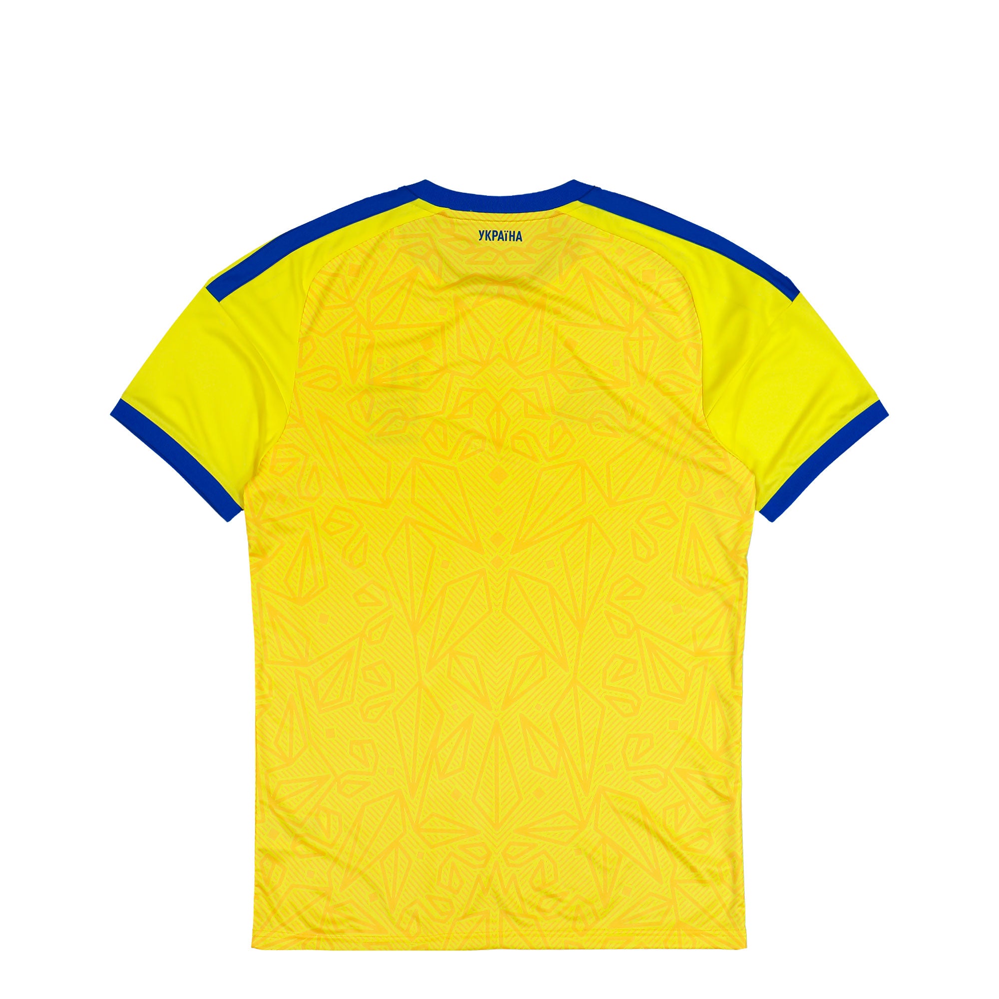 adidas UAF Ukraine Home Jersey Bright Yellow T-Shirts JZ4622 Close-up | Overkill