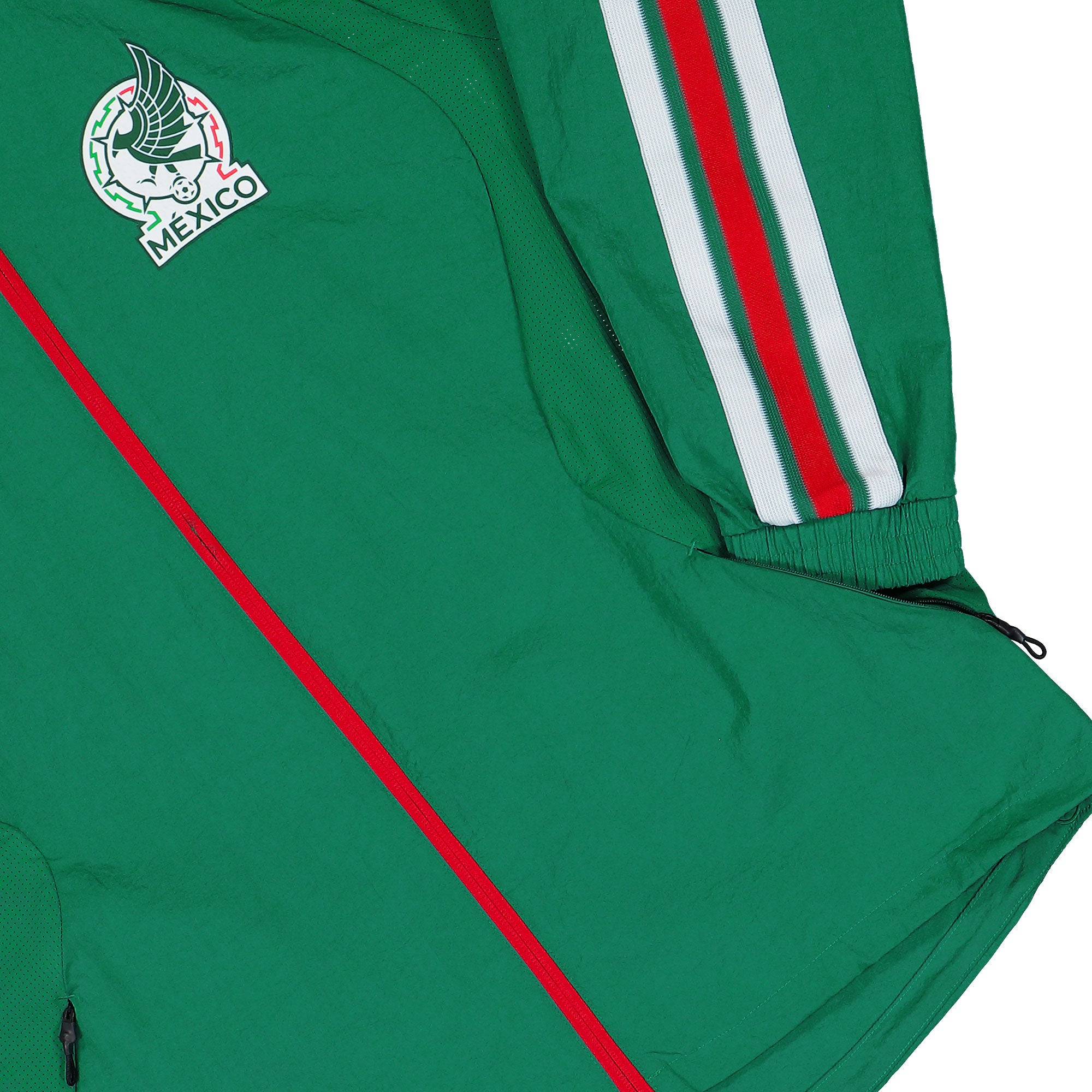 adidas FMF Mexico Home Anthem Jacket 26 Bold Green Track Jackets JZ6458 Detail View 1 | Overkill