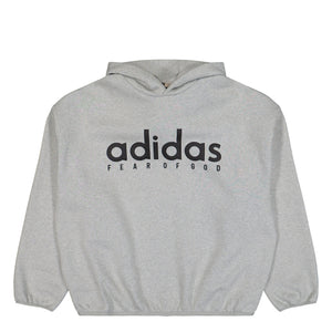 Fear of God Athletics x adidas Hood Medium Grey Heather Hoodie JZ7367 | Overkill