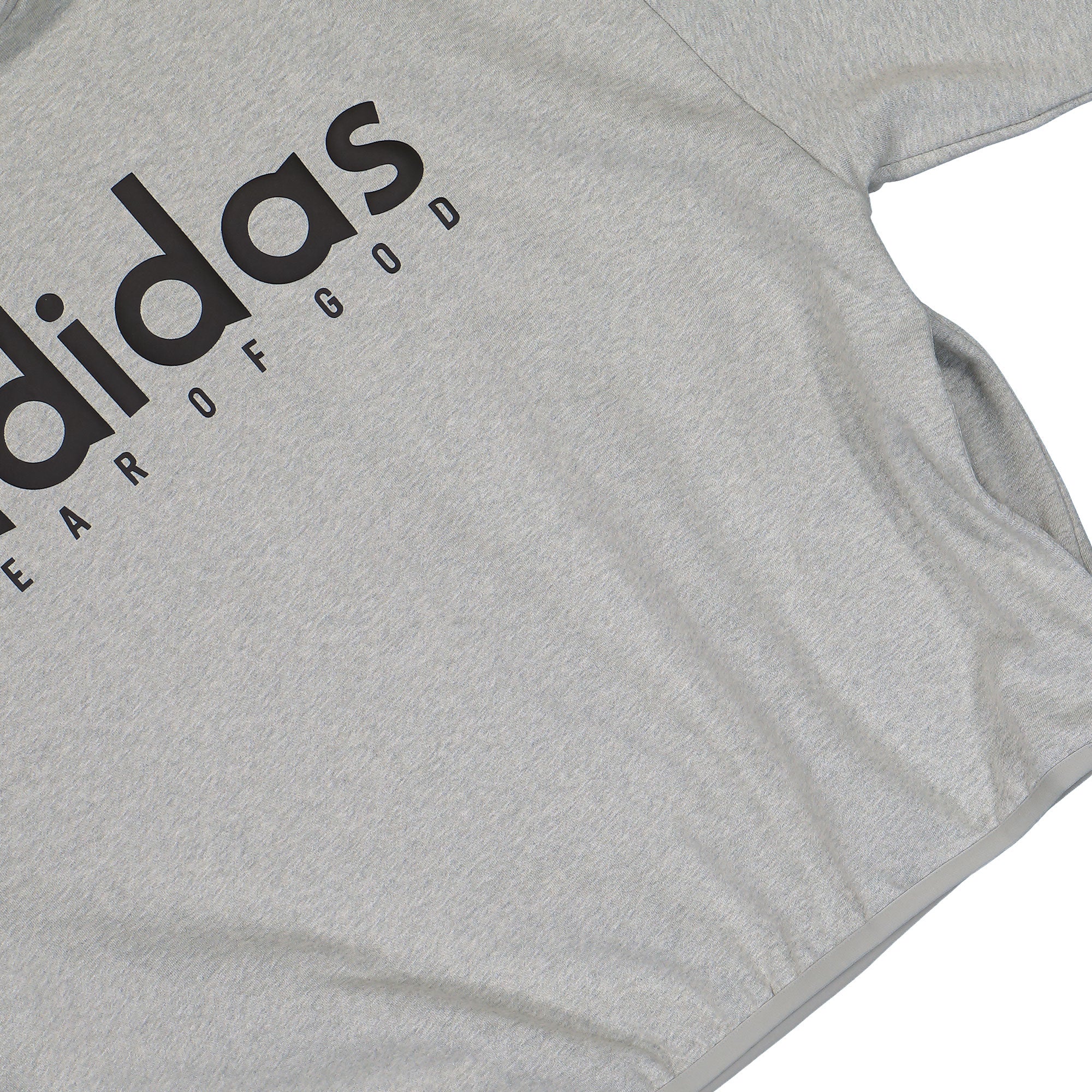 Fear of God Athletics x adidas Hood Medium Grey Heather Hoodie JZ7367 Detail View 1 | Overkill