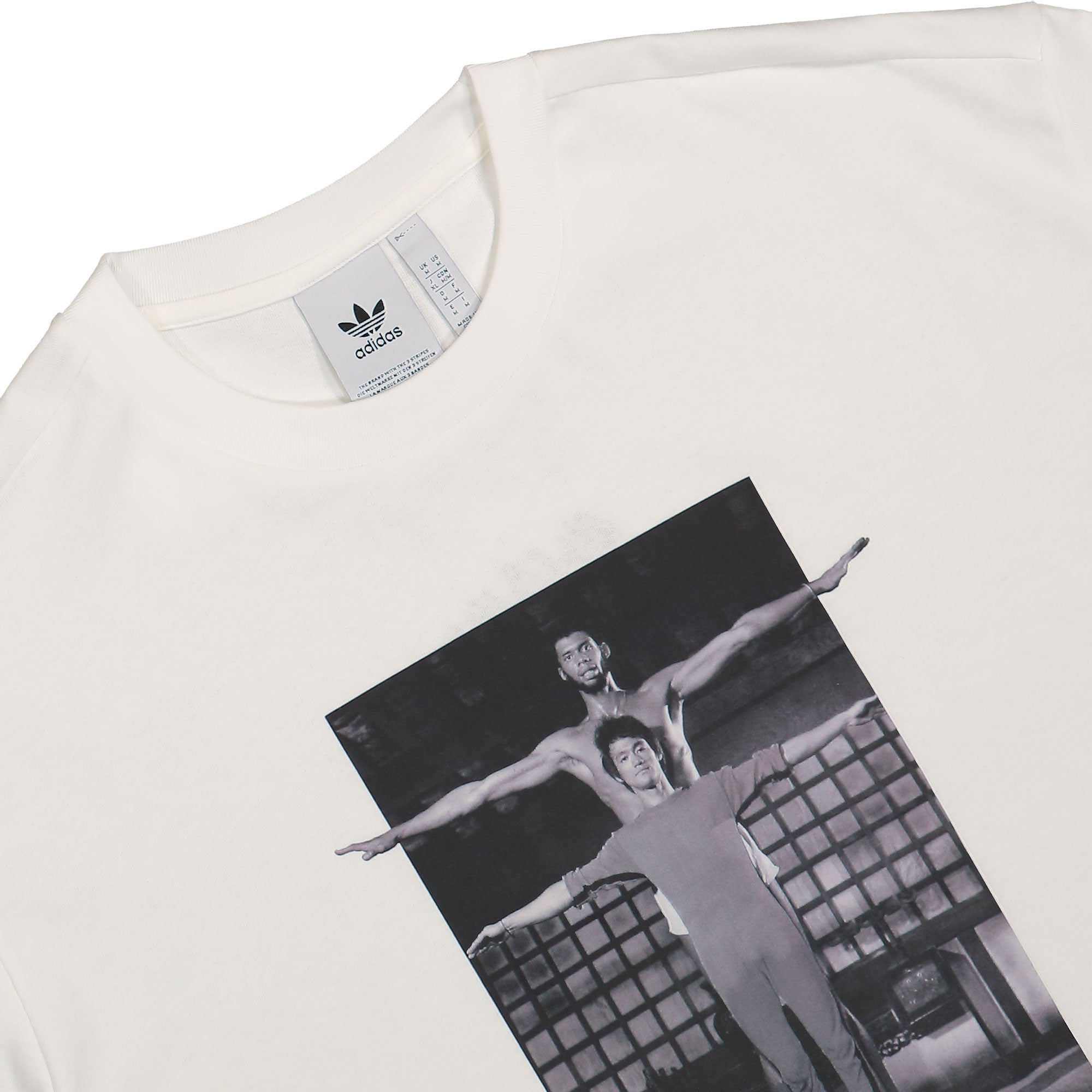 adidas Bruce Lee Icon Tee White T-Shirts Close-up | Overkill