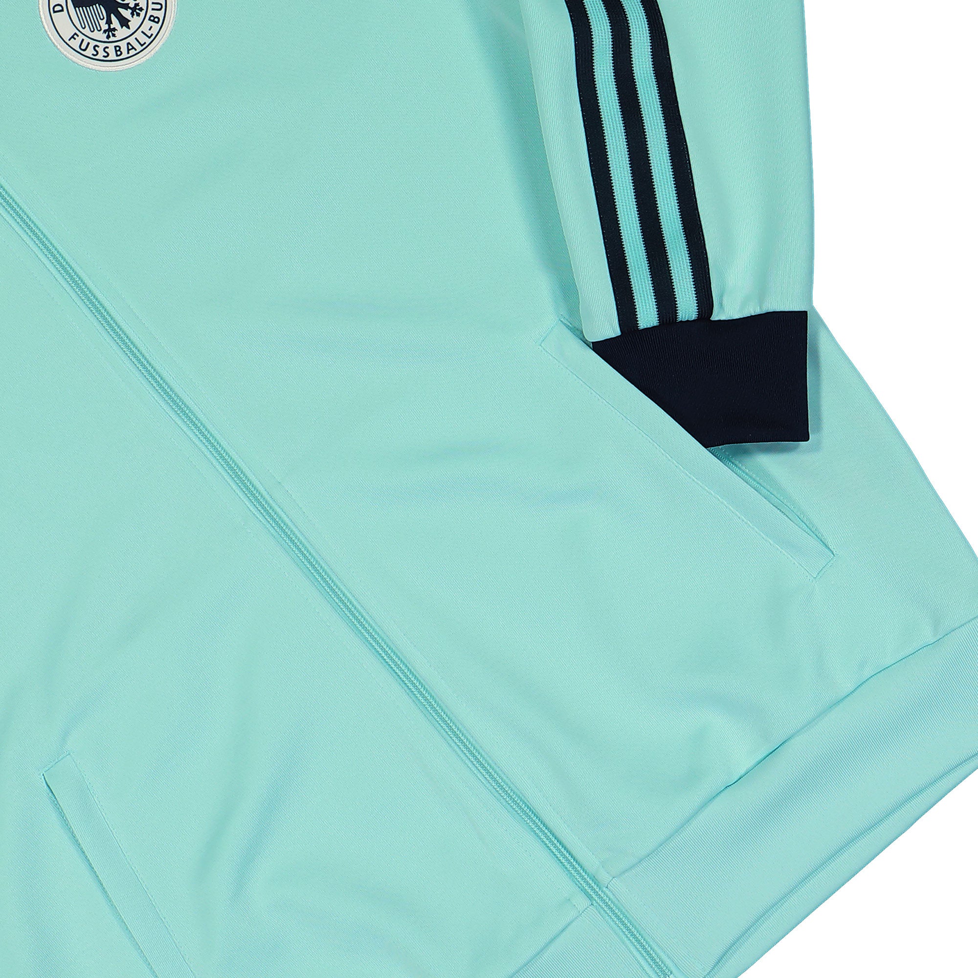 adidas DFB Germany OG Track Top Semi Flash Aqua Track Jacket JZ9340 Detail View 1 | Overkill