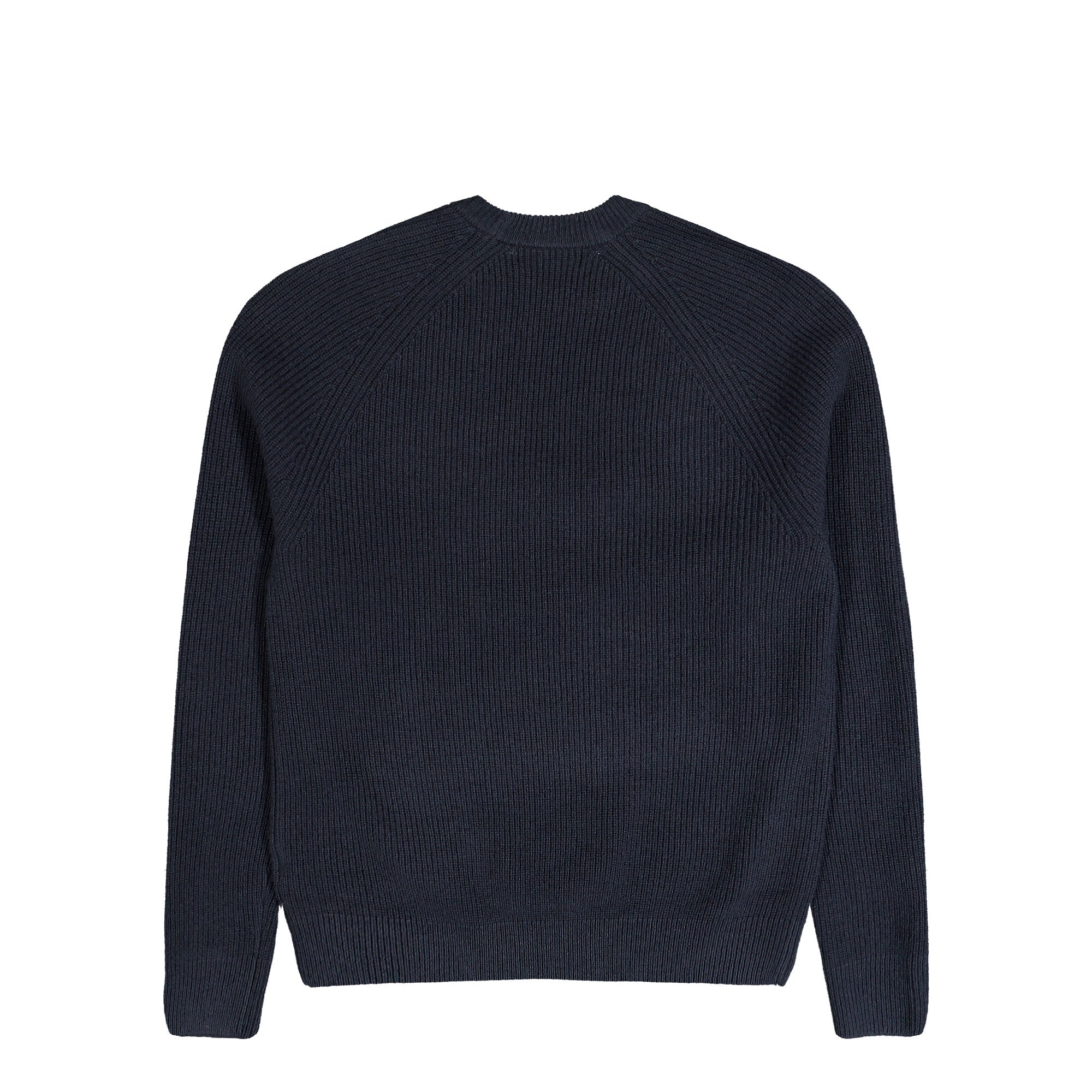Fred Perry Lambswool Raglan Jumper Anchor Grey Sweatshirts K1548-297 Close-up | Overkill