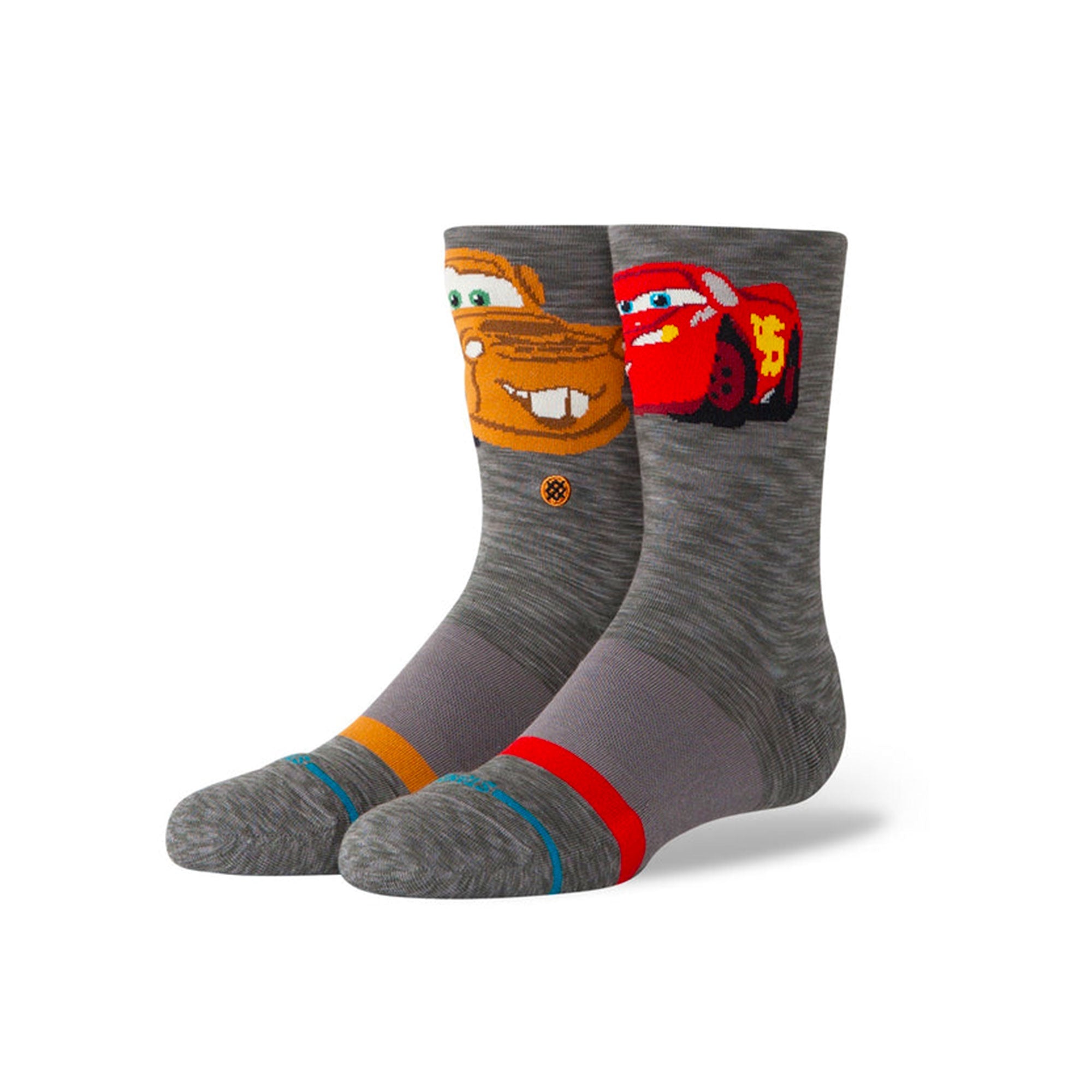 Stance Kids Kachow Crew Socks Dark Grey Socks K545D24KAC-DAG | Overkill
