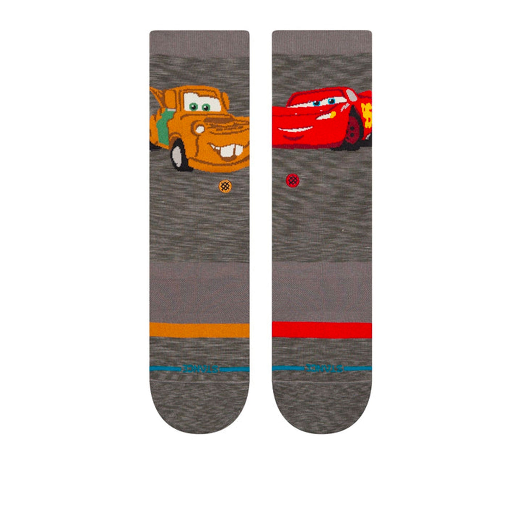 Stance Kids Kachow Crew Socks Dark Grey Socks Close-up | Overkill