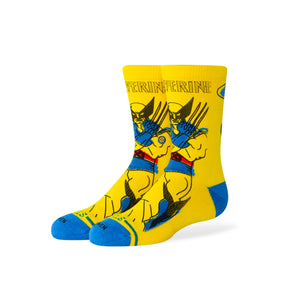 Stance Kids Wolverine Crew Socks Yellow Socks K555C25WOL-YEL | Overkill