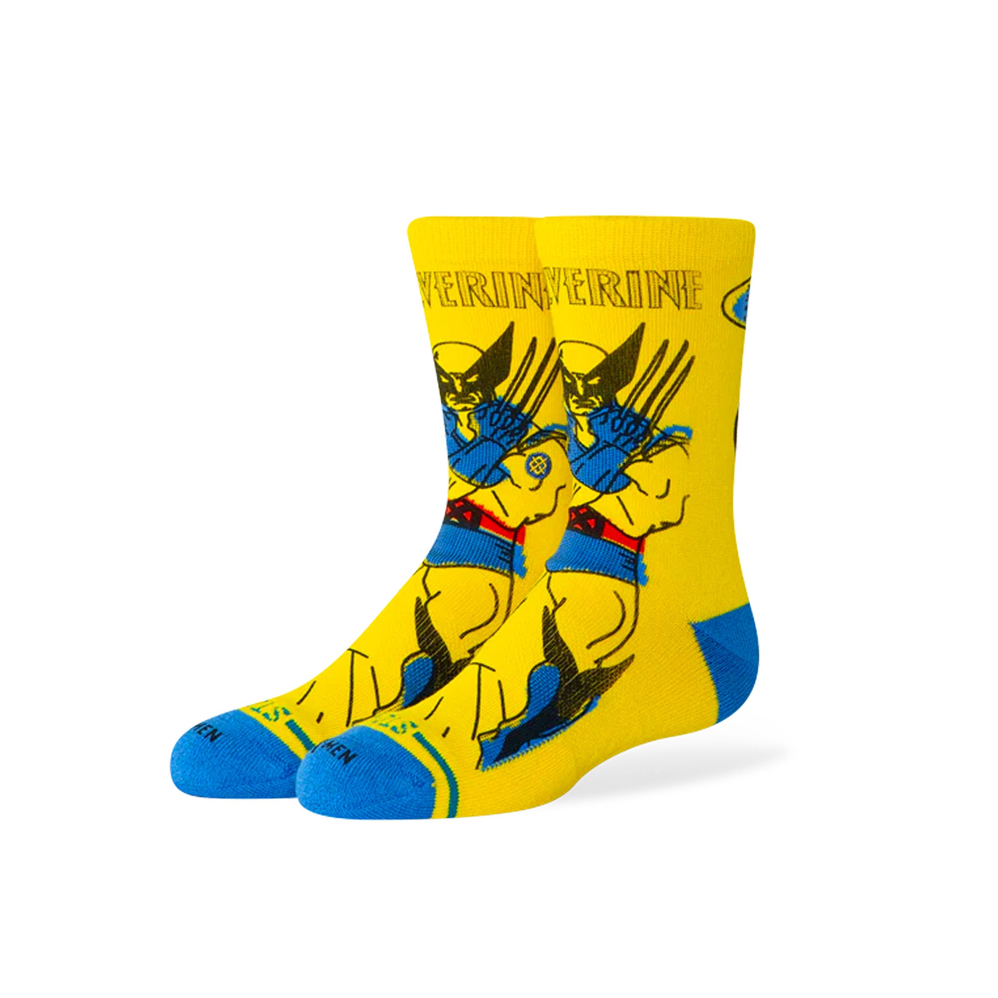 Stance Kids Wolverine Crew Socks Yellow Socks K555C25WOL-YEL | Overkill