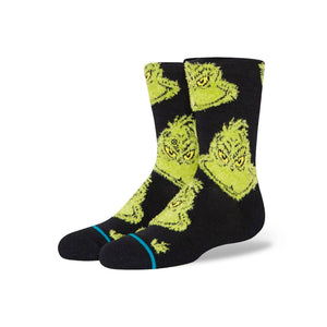 Stance Mean One Kids Socks Black Socks K555D23MEA-BLK | Overkill