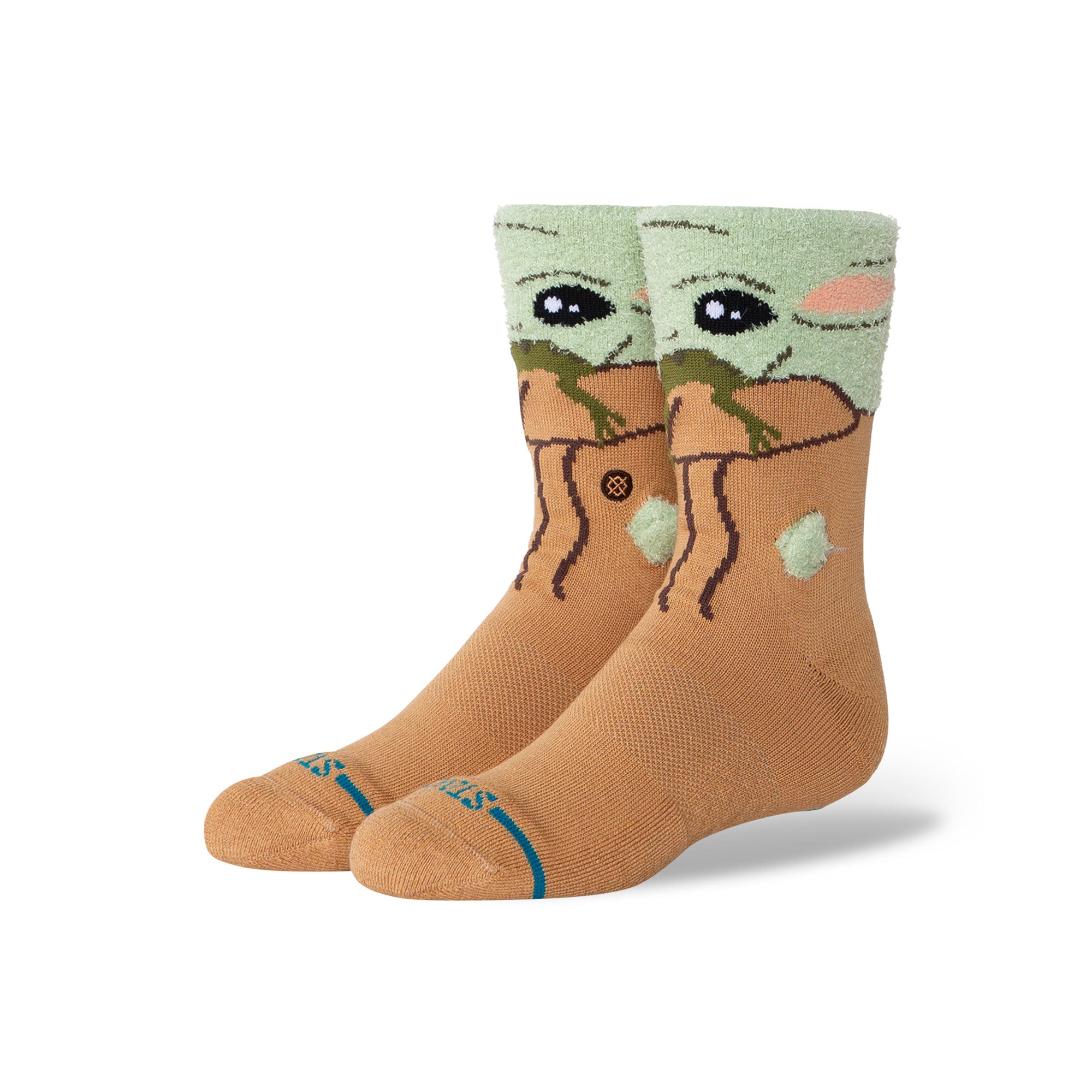 Star Wars x Stance Grogu Hungry Kids Crew Socks Green Socks K555D25GRO-GRN | Overkill