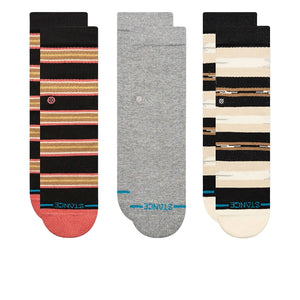 Stance Kids Trailbound 3 Pack Socks Black Socks K556A24TRL-BLK | Overkill