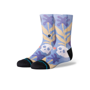 Stance Kids Tropiskull Crew Socks Stone Blue Socks K556A25TPC-STB | Overkill