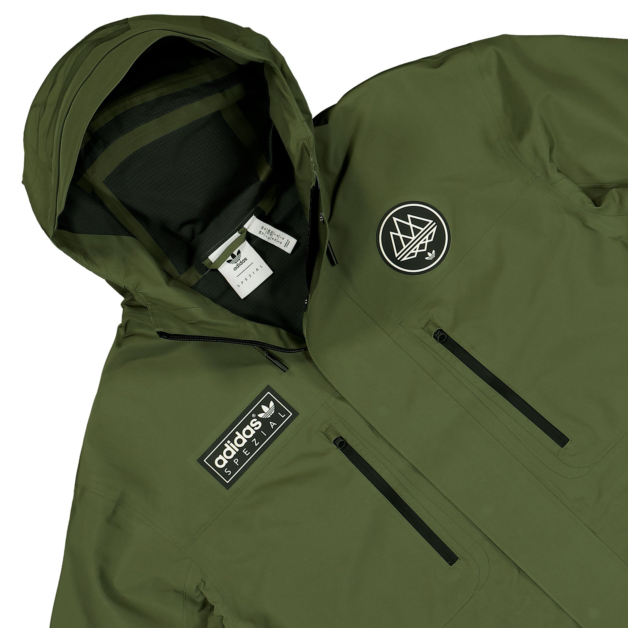 adidas Sunnyhurst Parka SPZL Focus Olive Jacket KA1326 Detailfoto | Overkill
