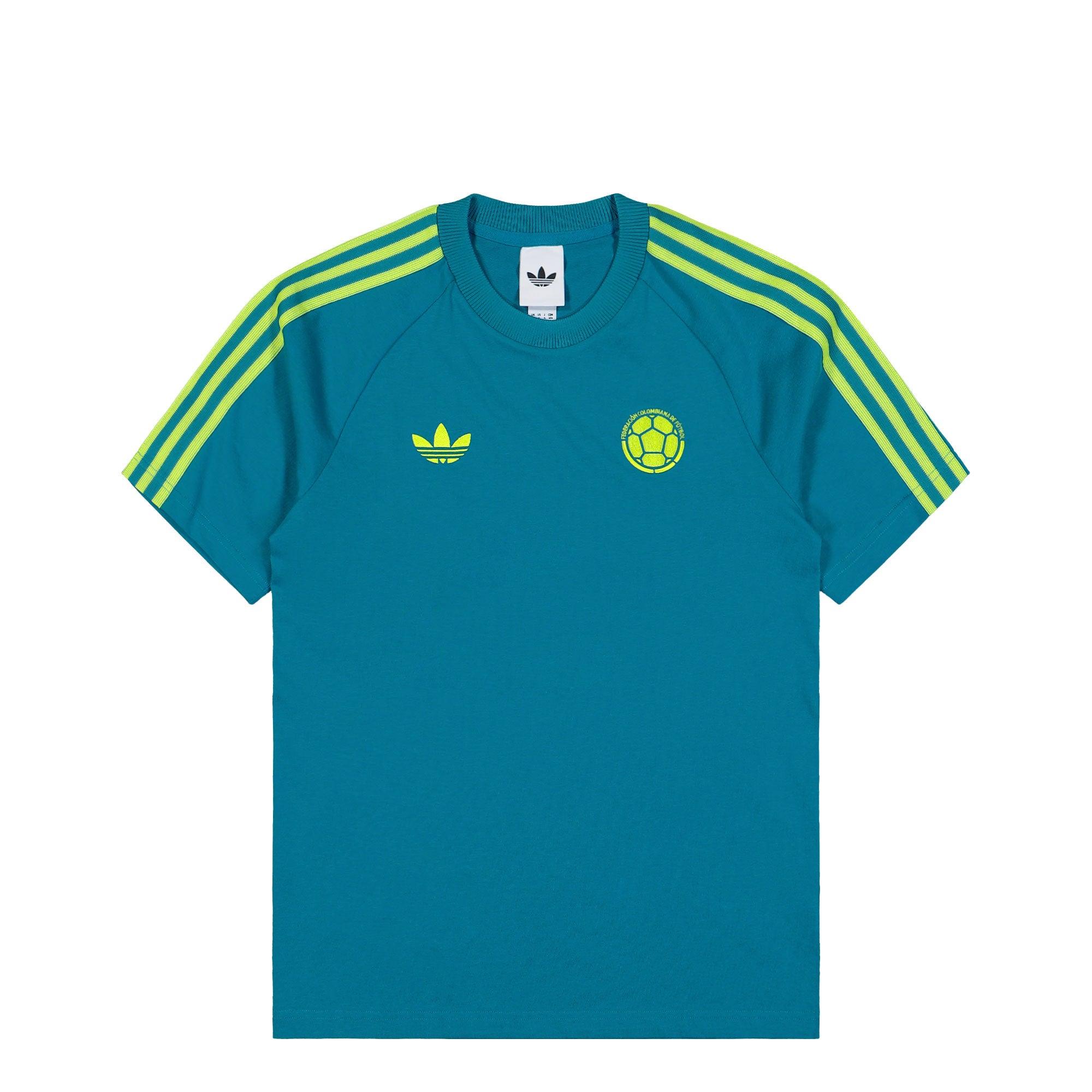 adidas FCF Colombia OG Tee Mystery Petrol T-Shirts KA1532 | Overkill