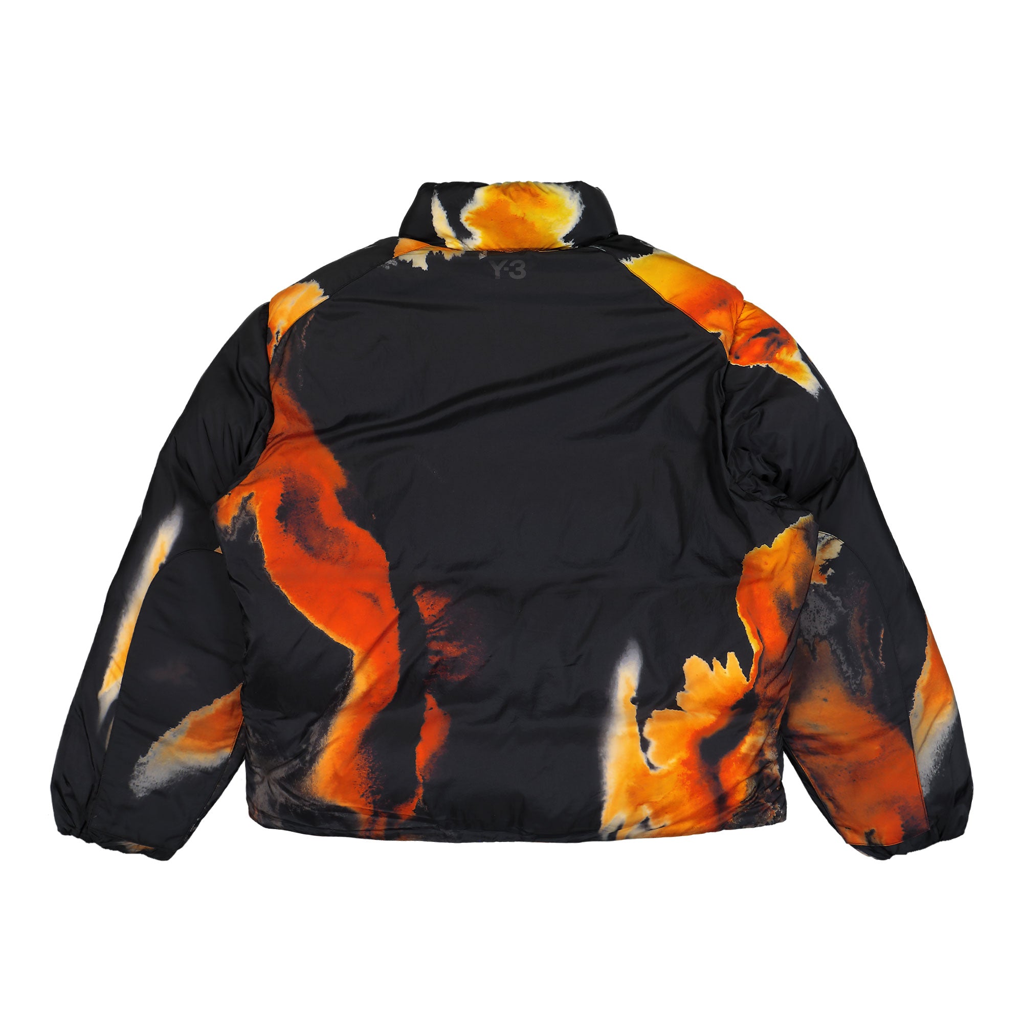 Y-3 M AOP Puffer Jacket Black Puffer Jackets IW7457 Close-up | Overkill
