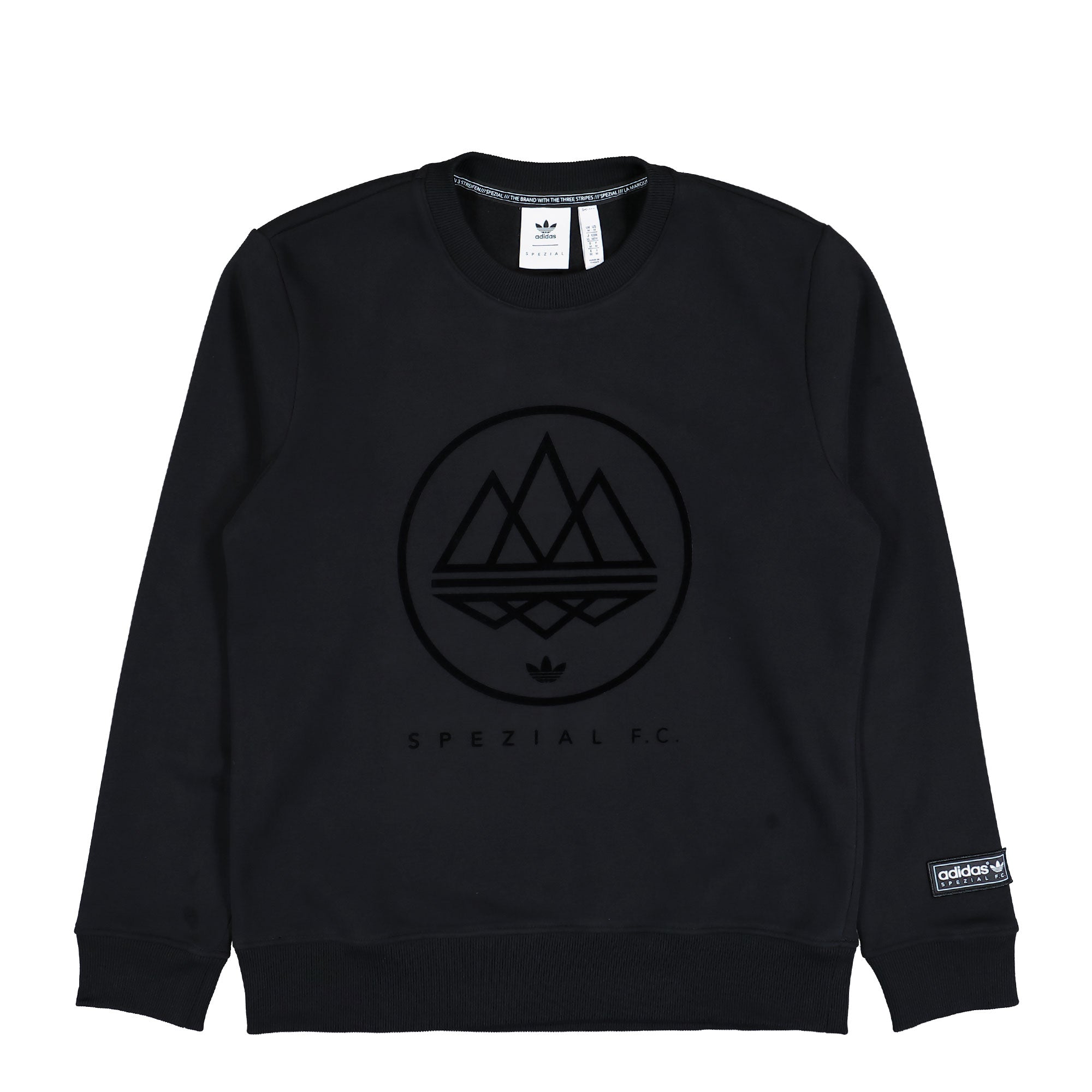 adidas Crew SPZL F.C. Black Sweatshirts KA3899 | Overkill