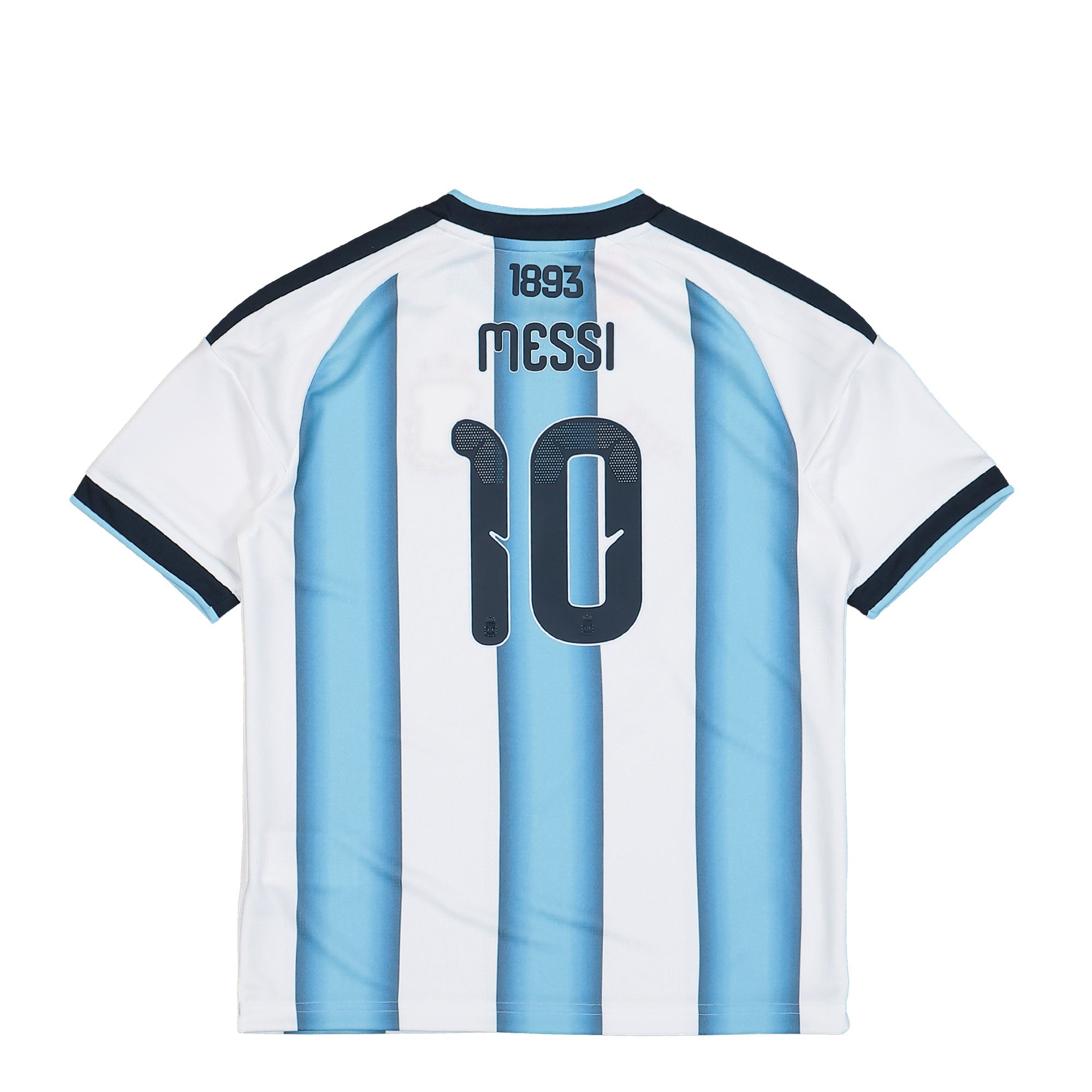 adidas AFA Argentina Home 10 Jersey Youth White / Icey Blue / Light Blue Trikot KA8115 Close-up | Overkill