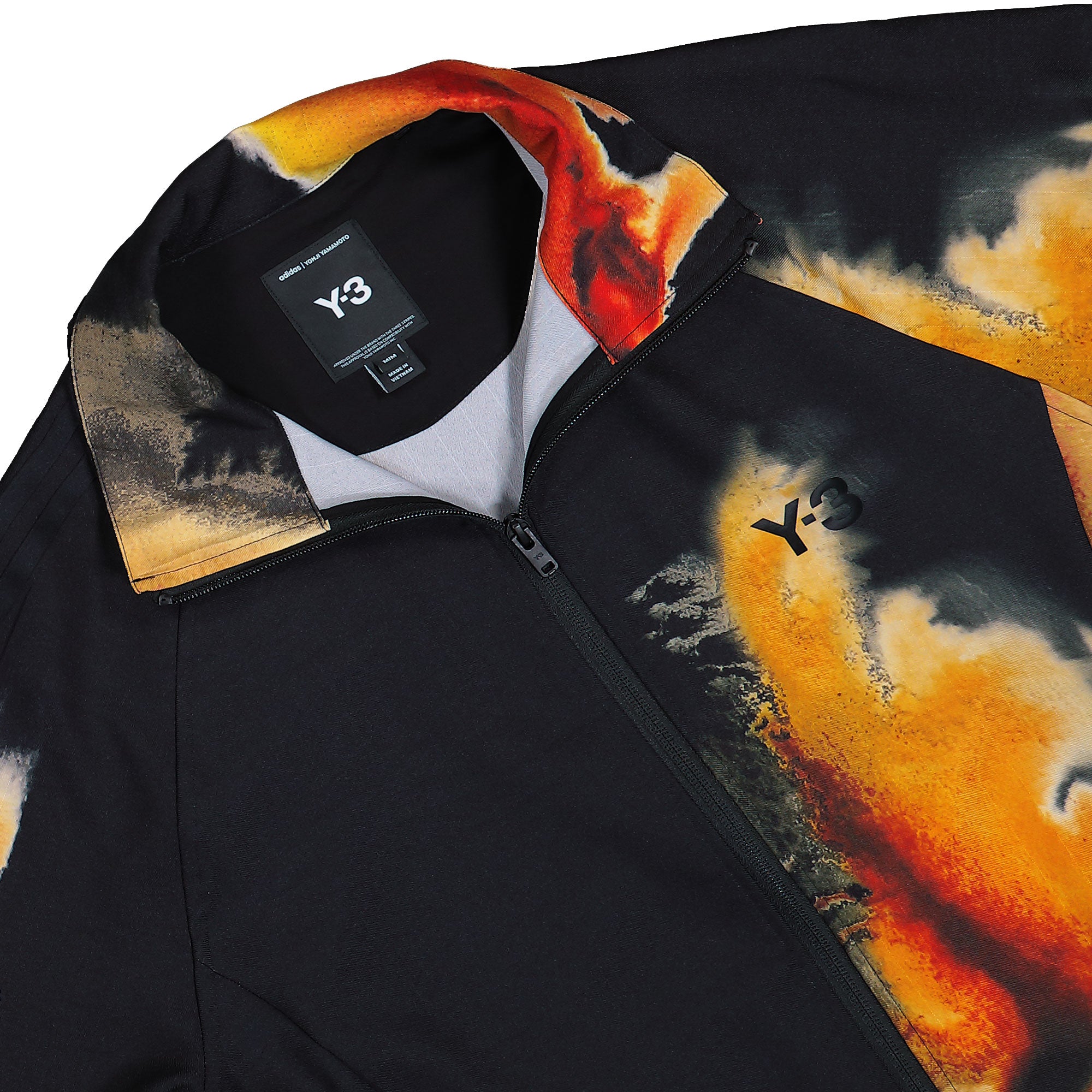 Y-3 AOP M 3S TT Black Track Top KA9622 Detailfoto | Overkill