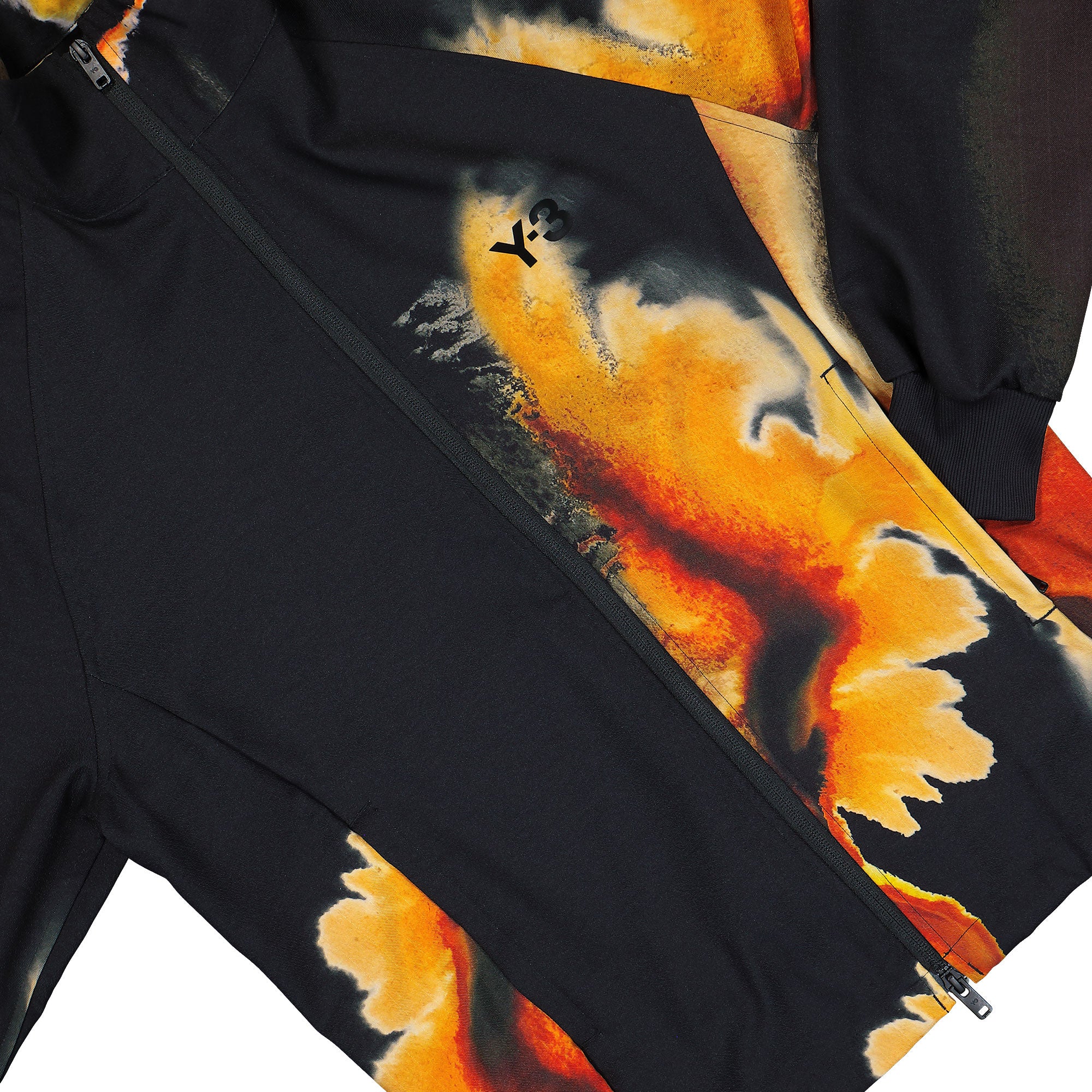 Y-3 AOP M 3S TT Black Track Top KA9622 Detail View 1 | Overkill