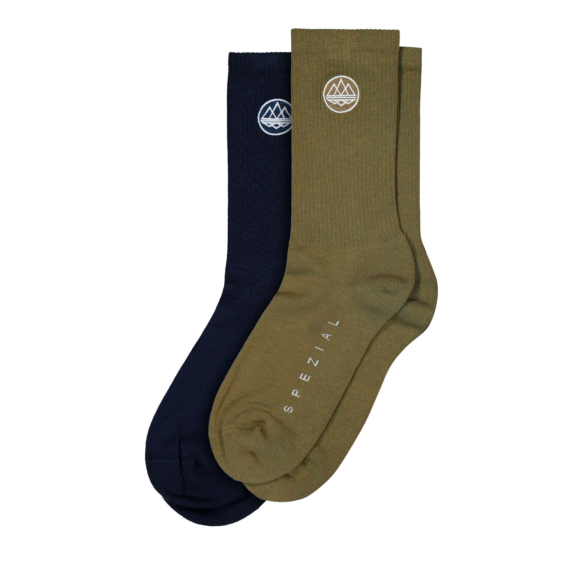 adidas Mod Trefoil Socks SPZL Night Navy / Focus Olive Socks KB0640 | Overkill