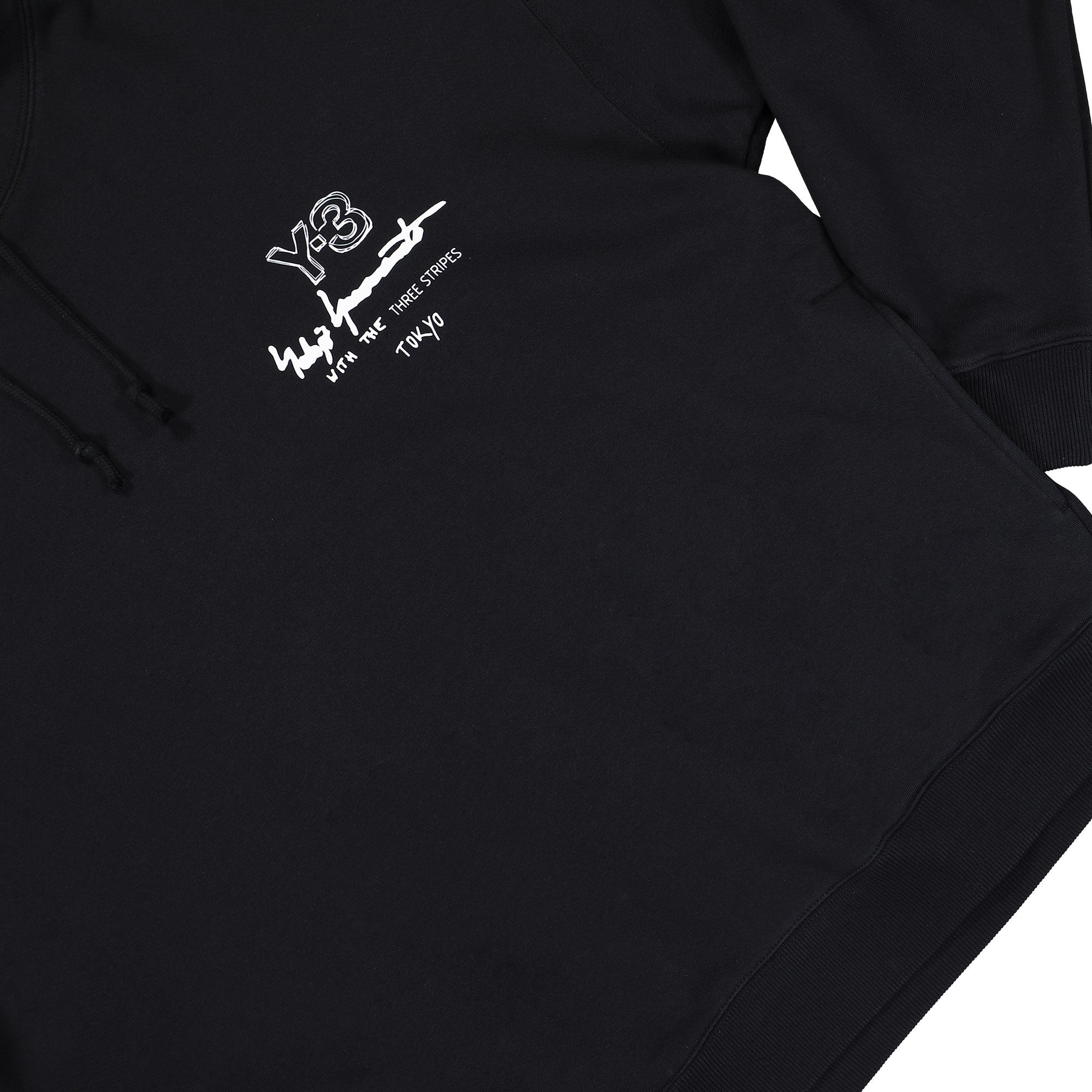 Y-3 M Merch Hoodie Black Hoodie KB2604 Detail View 1 | Overkill