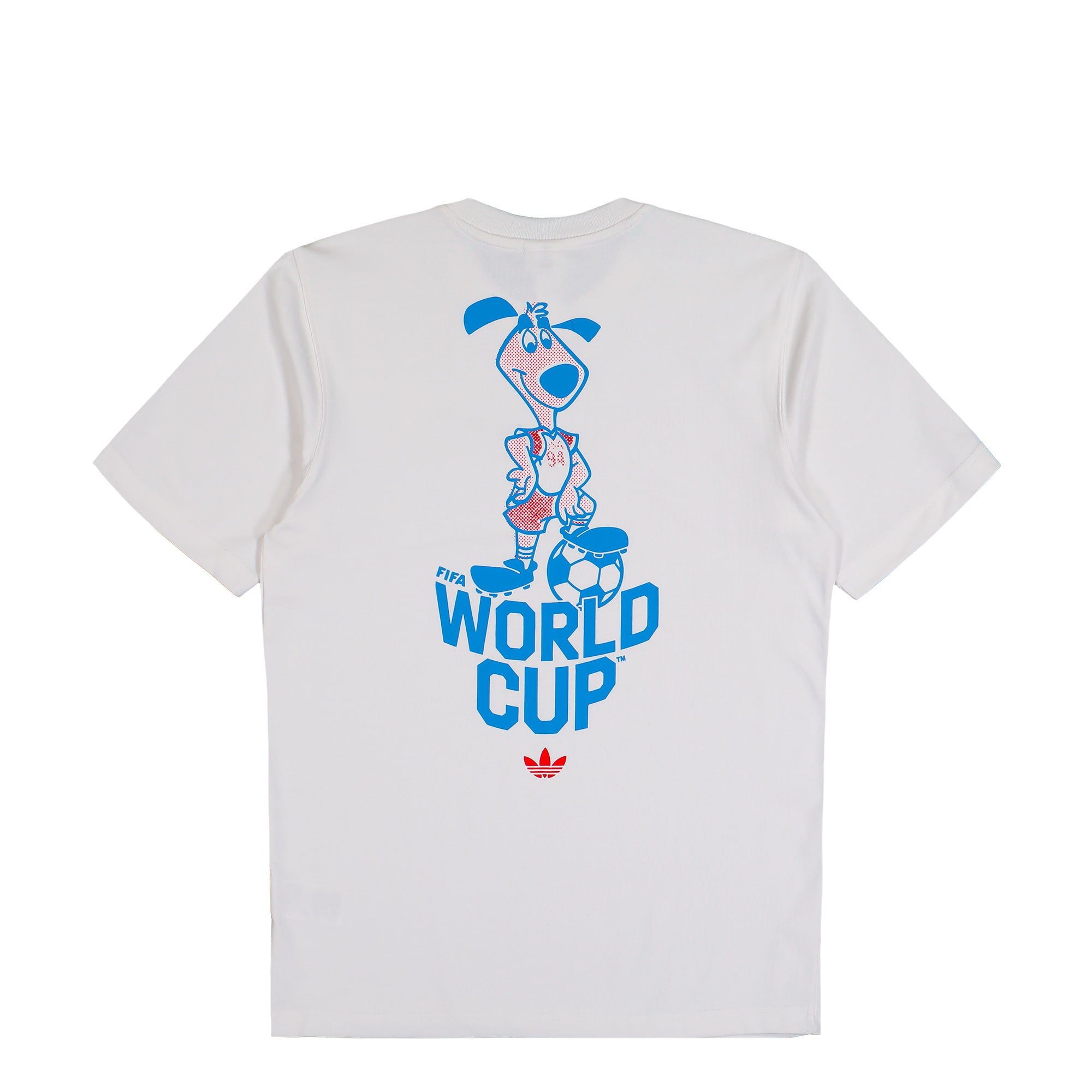 adidas Striker Mascot Tee Cloud White T-Shirt KB6216 Close-up | Overkill