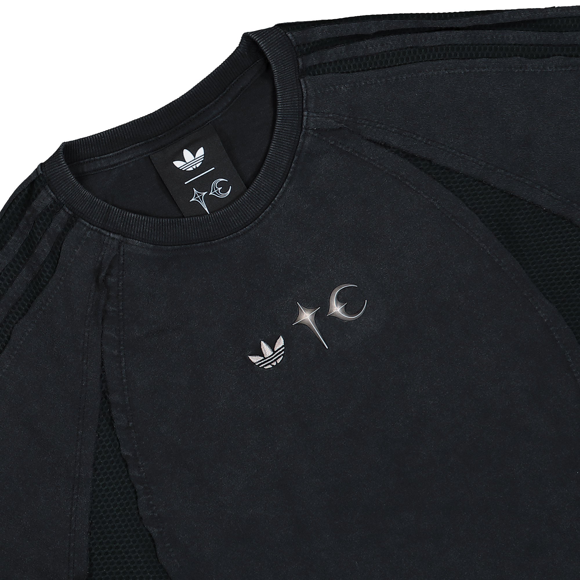 Thug Club x adidas Teamgeist LS T-Shirt Black Longsleeves KC2196 Detailfoto | Overkill