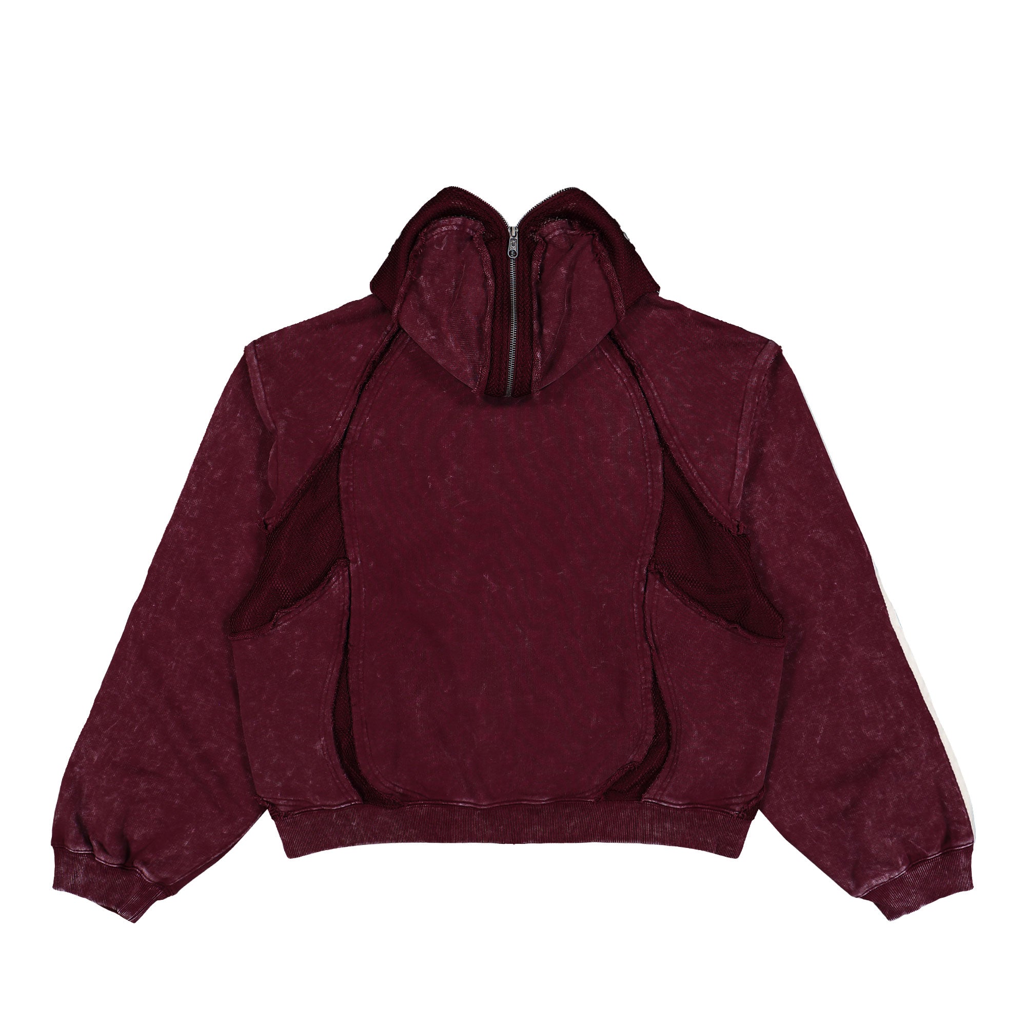 Thug Club x adidas TC TG Sweat Jacket HD Maroon Track Jackets KC2210 Close-up | Overkill