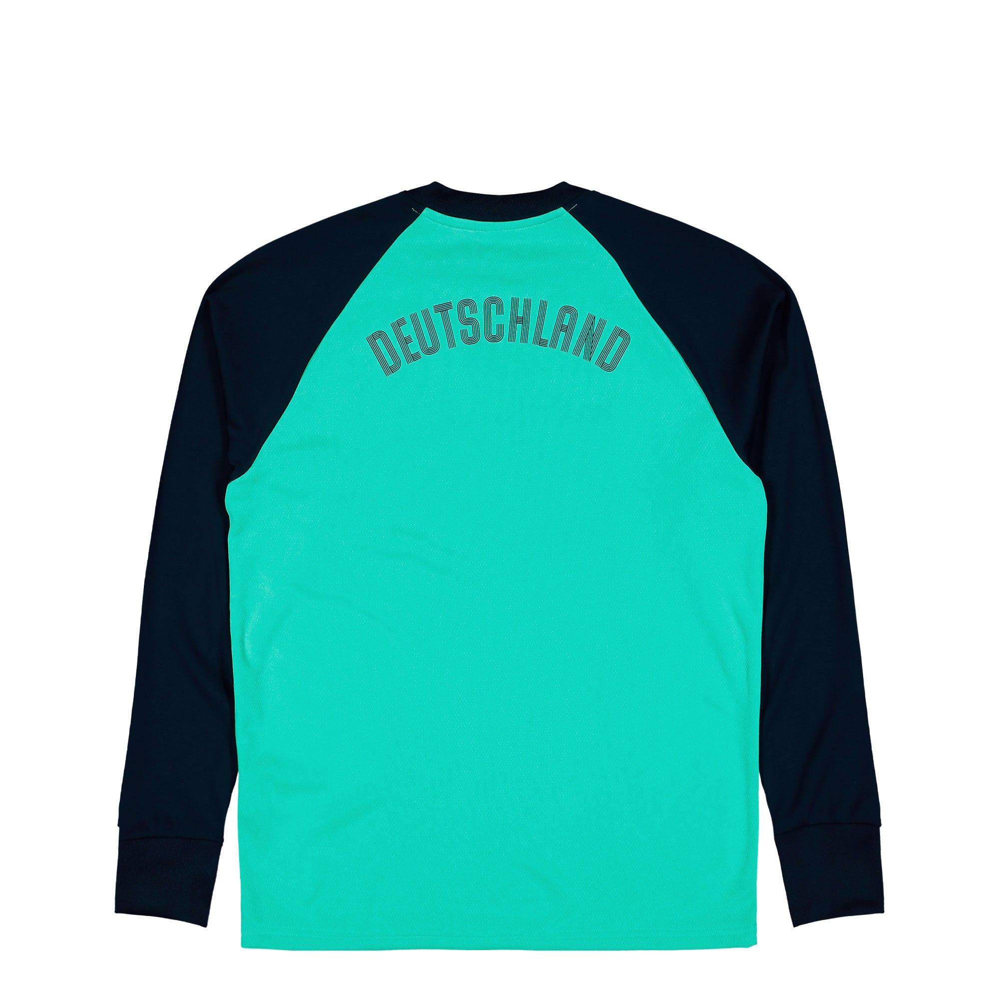 adidas DFB Germany Away Pre-Match Warm Top Flash Aqua Longsleeves KC2924 Close-up | Overkill