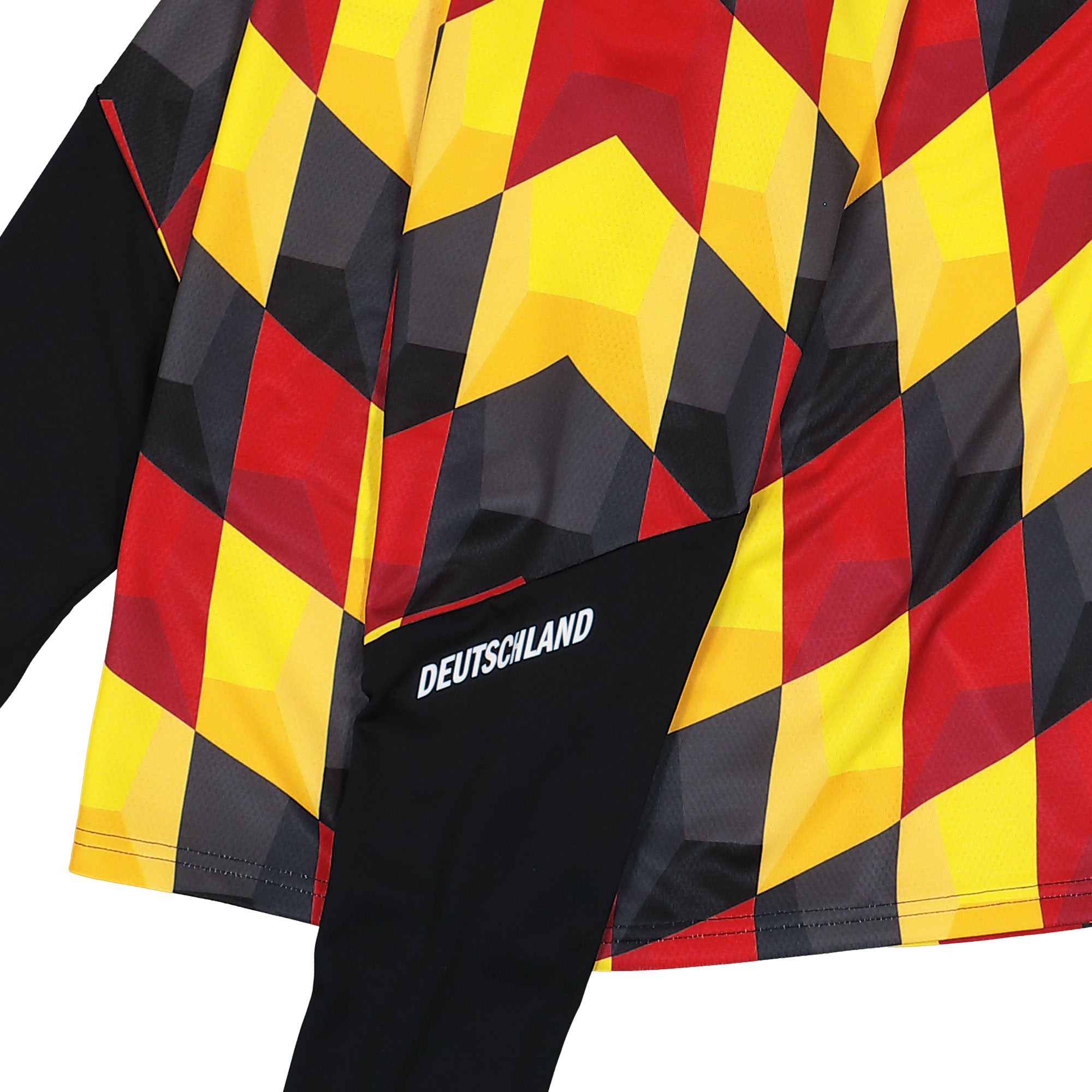 adidas DFB Germany Home Pre Match Warm Top 26 Black / Team Yellow Longsleeves KC2925 Close-up | Overkill