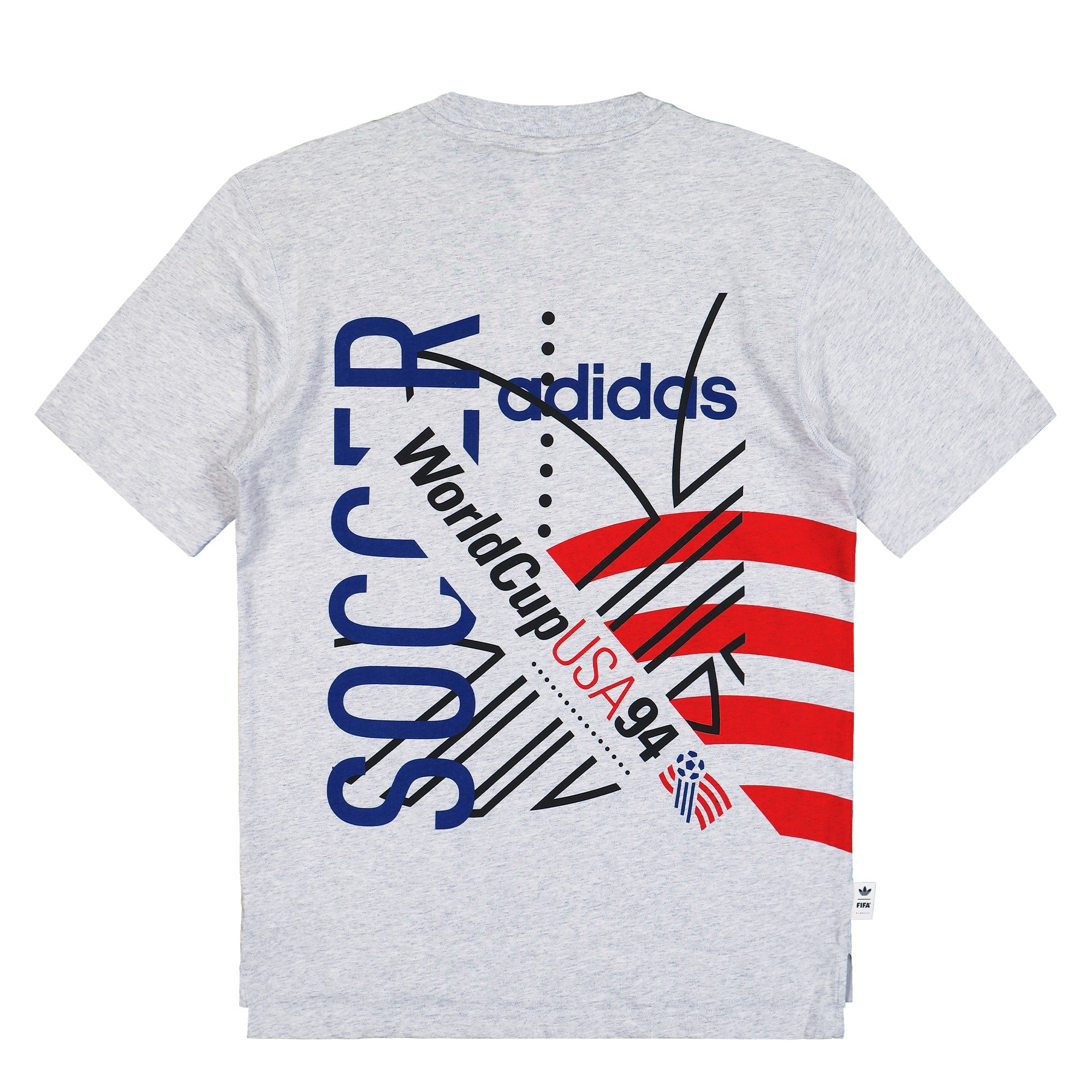 adidas Graphic Tee Light Grey Heather T-Shirts KC5425 Close-up | Overkill