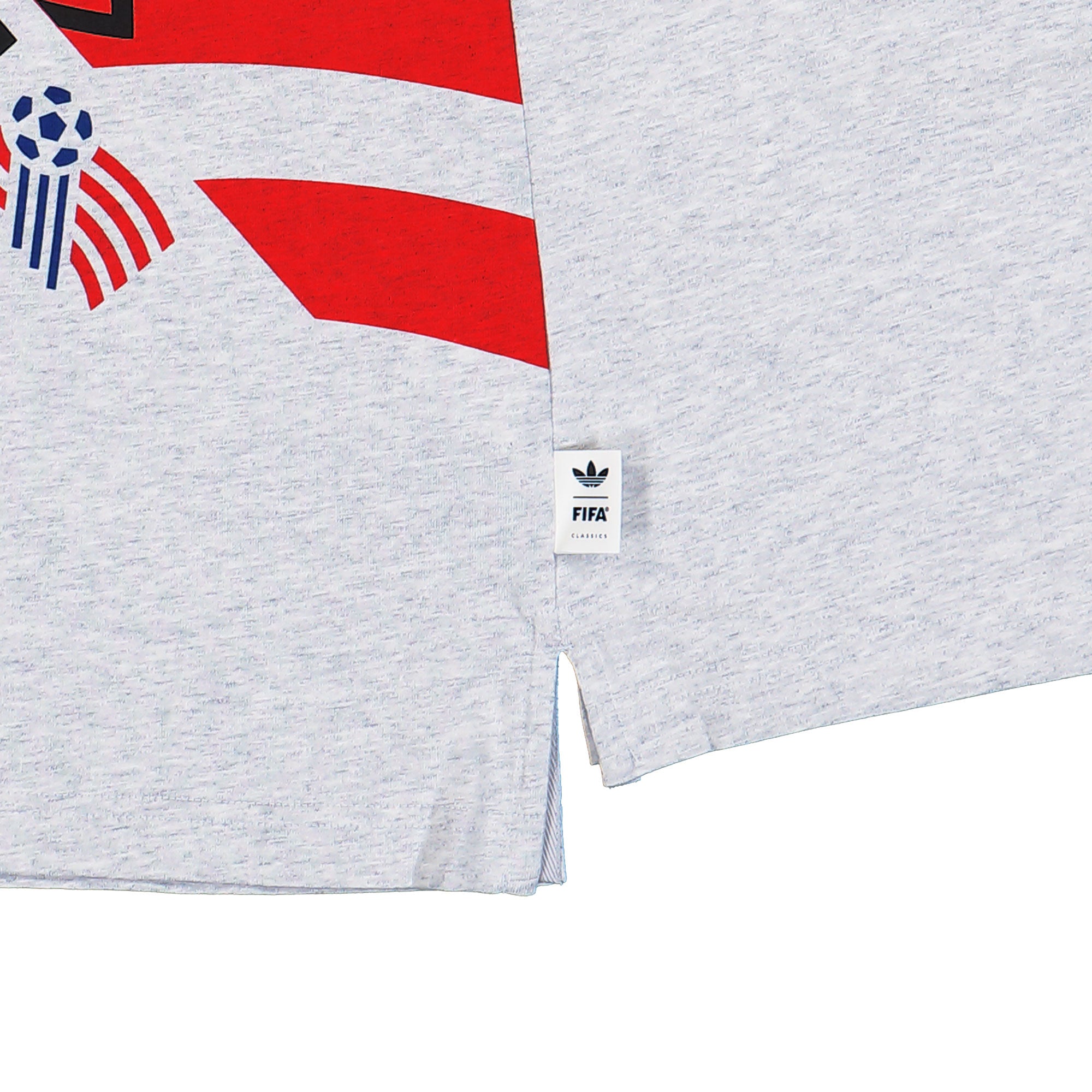 adidas Graphic Tee Light Grey Heather T-Shirts KC5425 Detail View 1 | Overkill