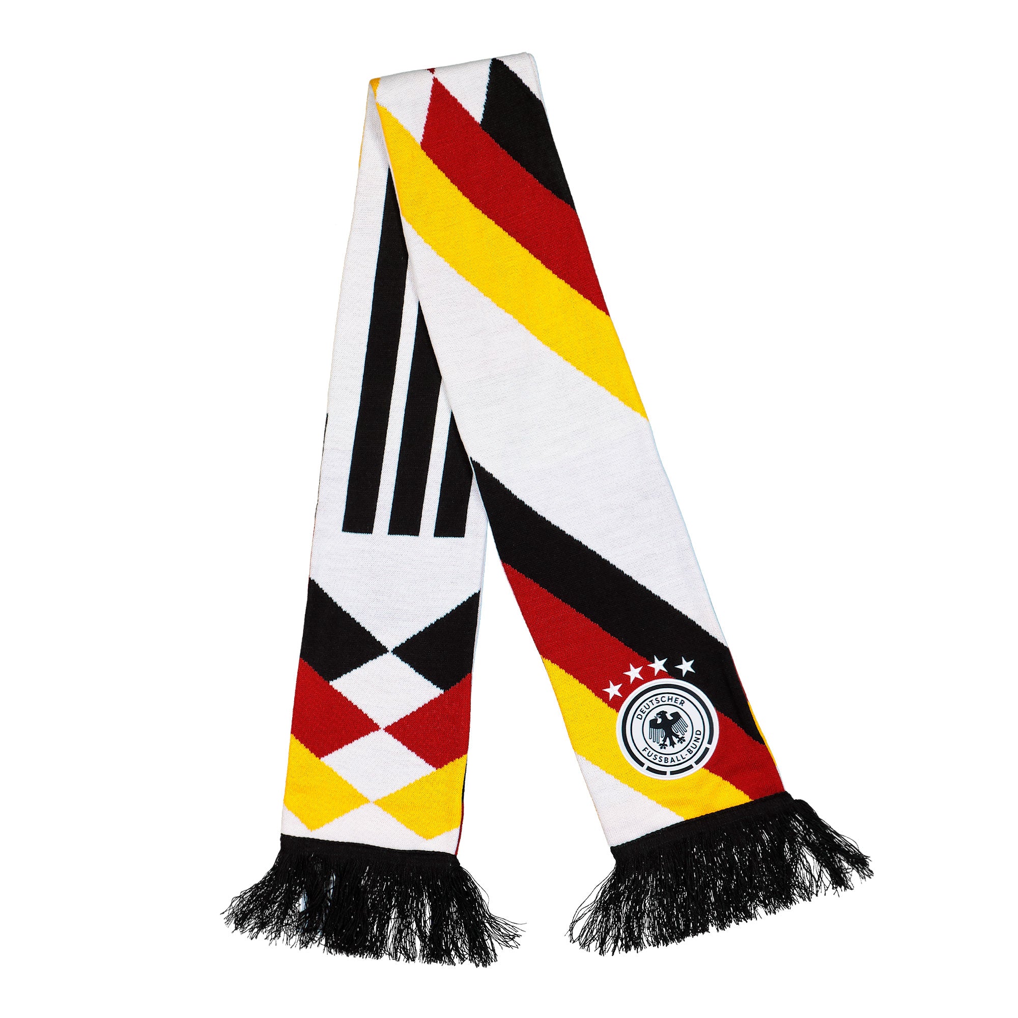 adidas DFB Germany Scarf White / Black / Team Power Red 2 / Collegiate Gold Scarf KC6688 | Overkill