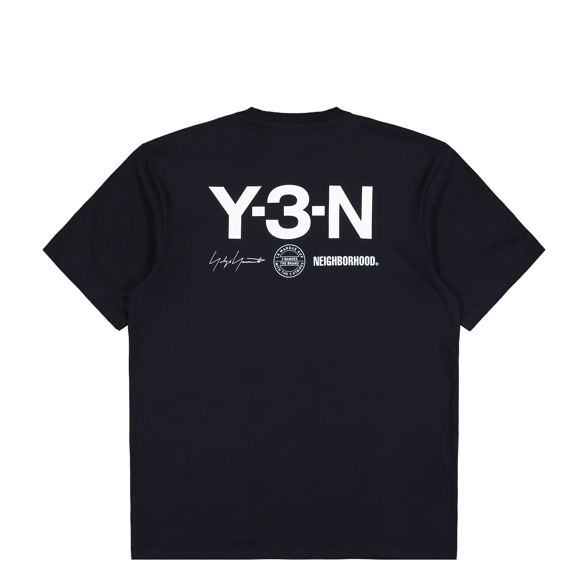 Neighborhood x Y-3 GFX Tee Black T-Shirts KC8823 Close-up | Overkill