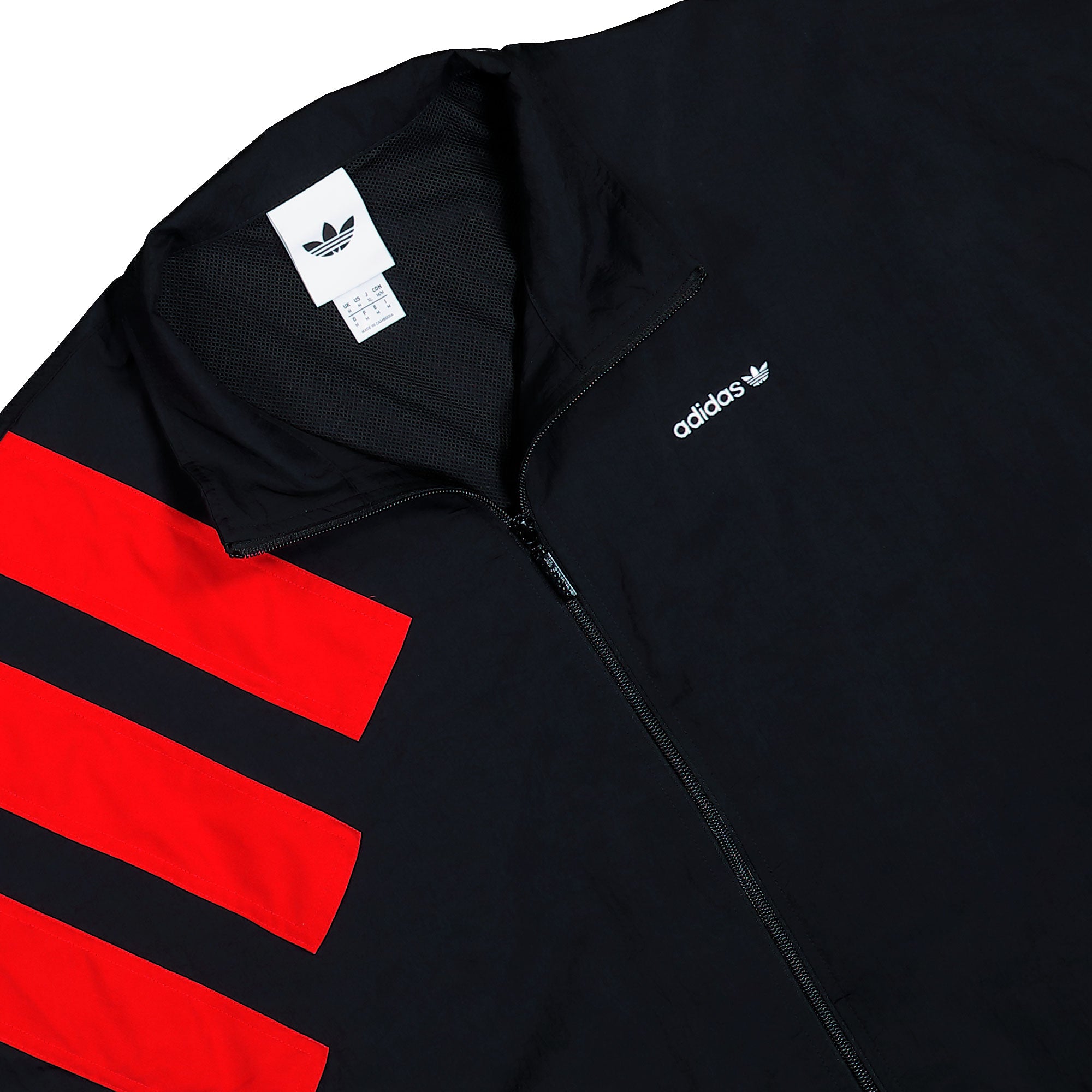 adidas Arch Track Top Black / Better Scarlet Track Jackets KD4069 Detailfoto | Overkill