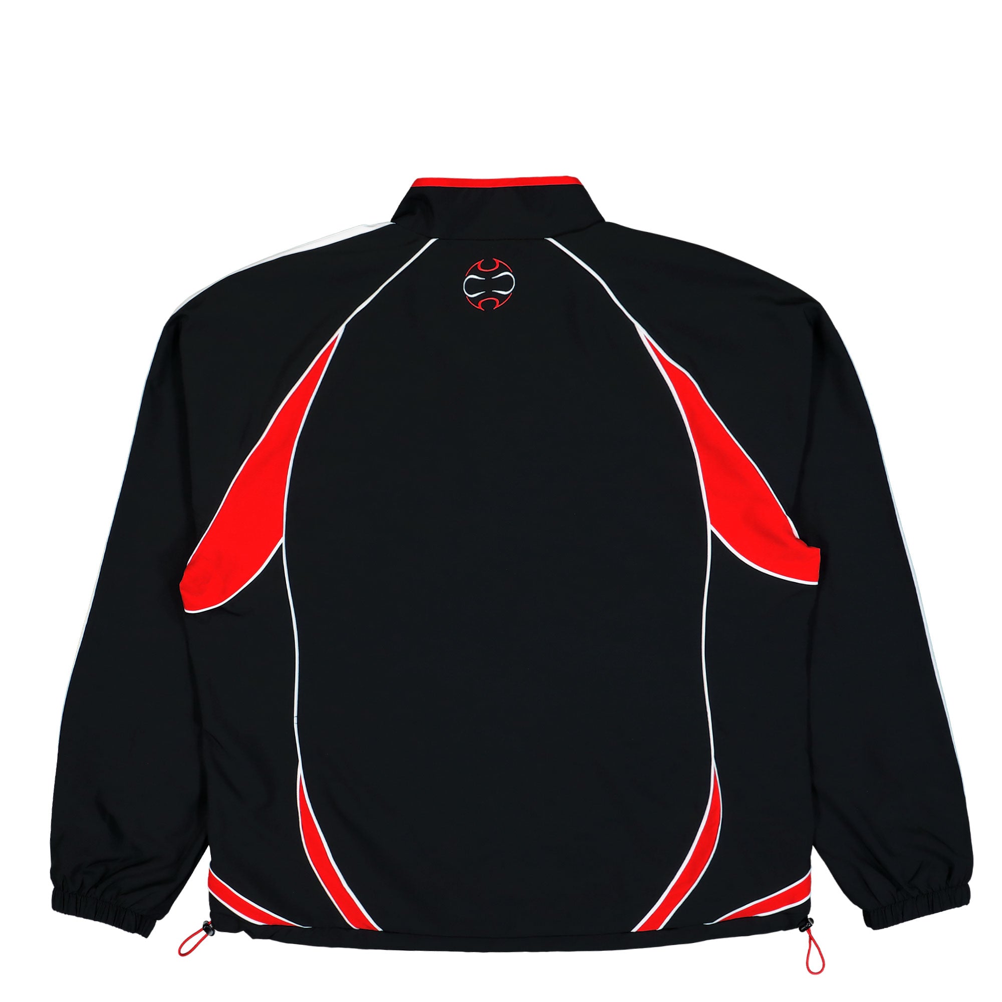 adidas Teamgeist Track Top Black / Better Scarlet Track Jackets KD5859 Close-up | Overkill